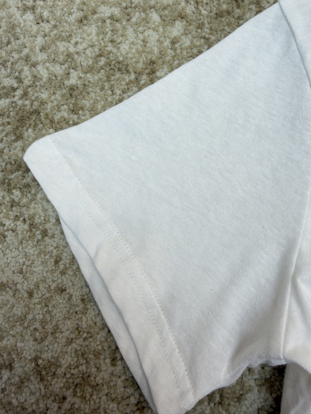 Acne Studios 1996泥染水洗做旧修身圆领T恤 短袖 白色 黑色 女款 A0 