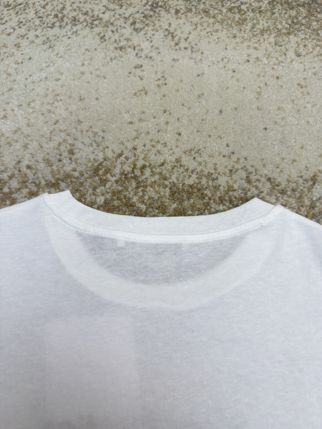 Acne Studios 1996泥染水洗做旧修身圆领T恤 短袖 白色 黑色 女款 A0 