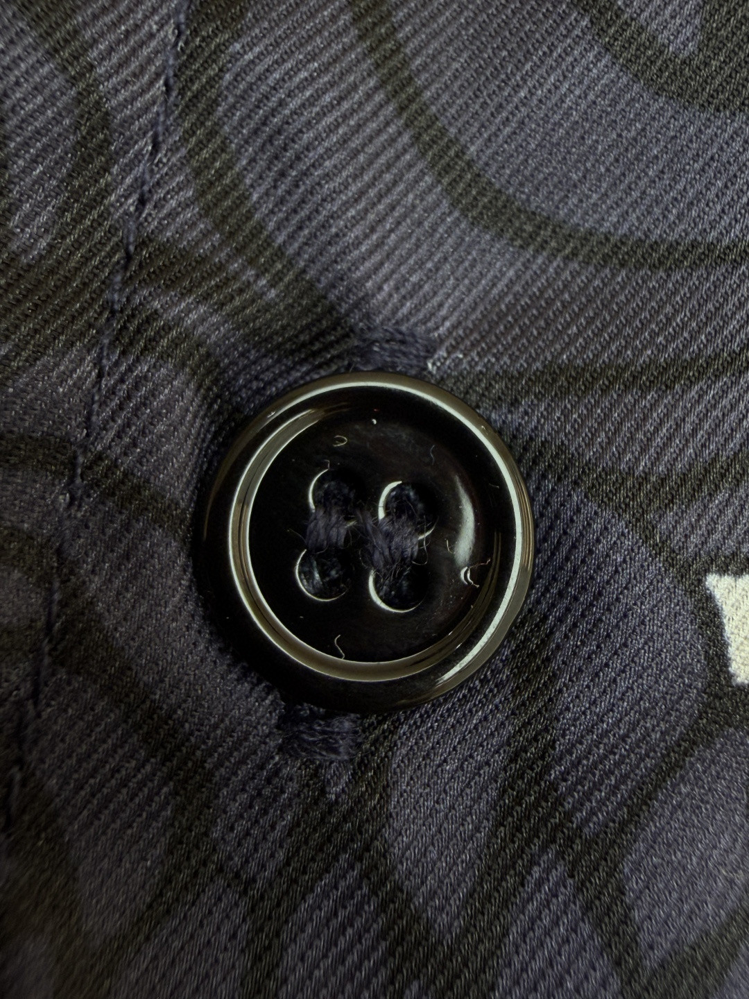 Givenchy 纪梵希 暗夜玫瑰印花短袖衬衫 蓝色 B0 BM616J16DN-499