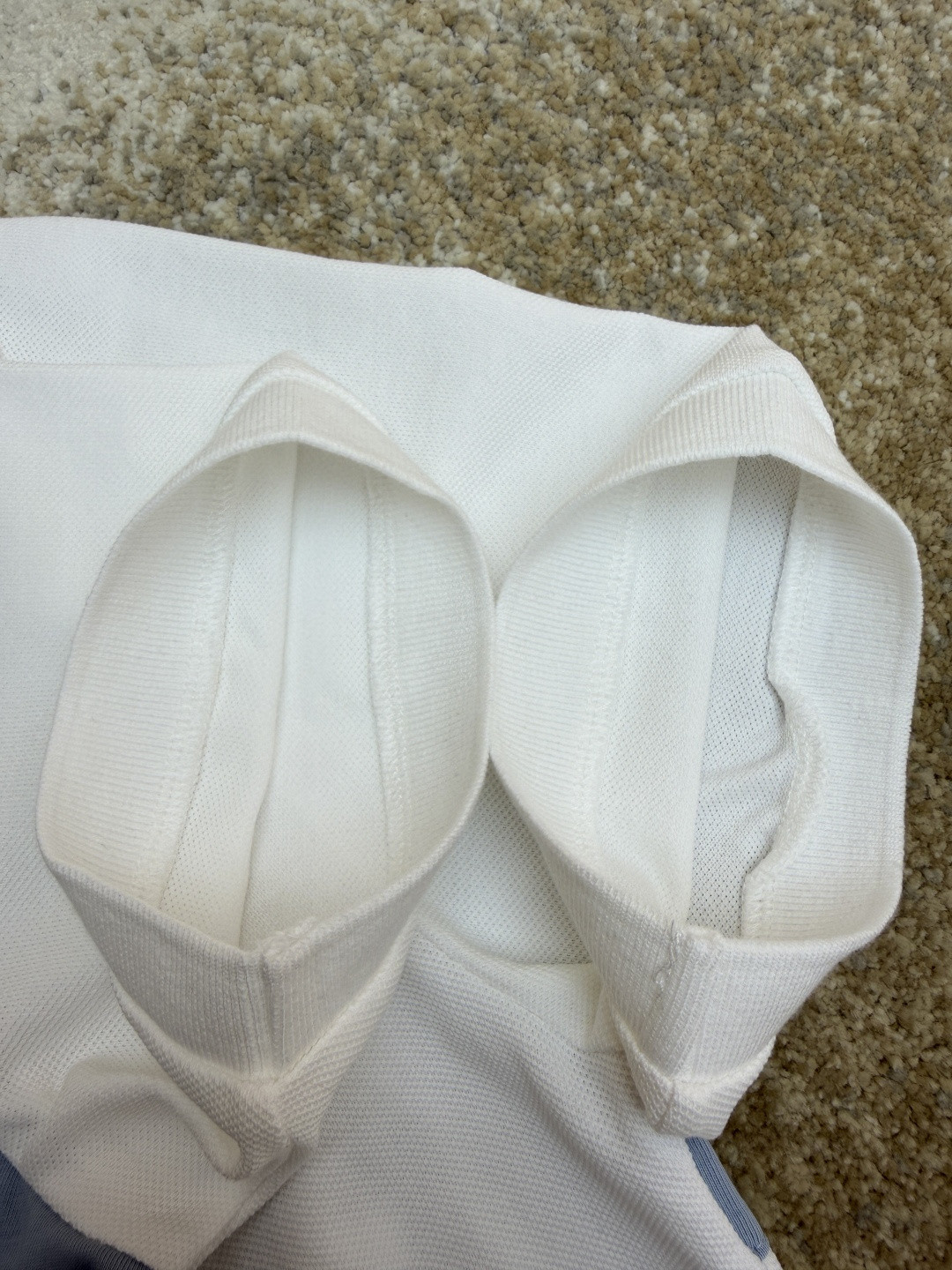 LOUIS VUITTON 路易威登 条纹纽扣Polo衫 短袖 T恤 白色 蓝色 A2 HUY79WX1662U