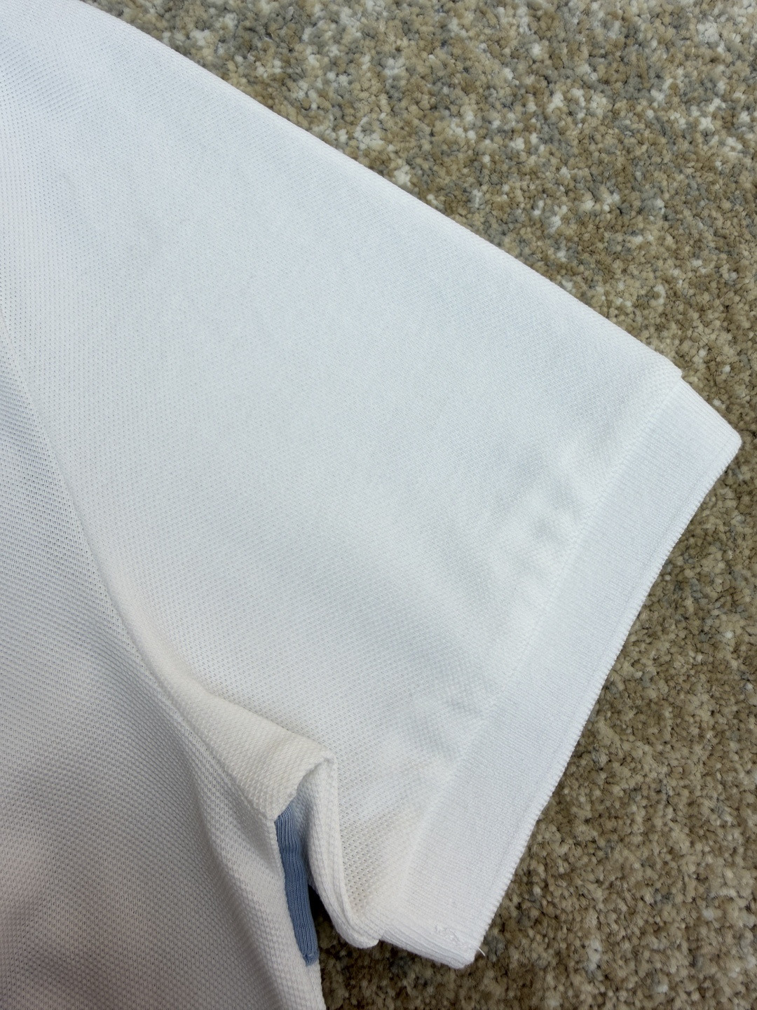 LOUIS VUITTON 路易威登 条纹纽扣Polo衫 短袖 T恤 白色 蓝色 A2 HUY79WX1662U