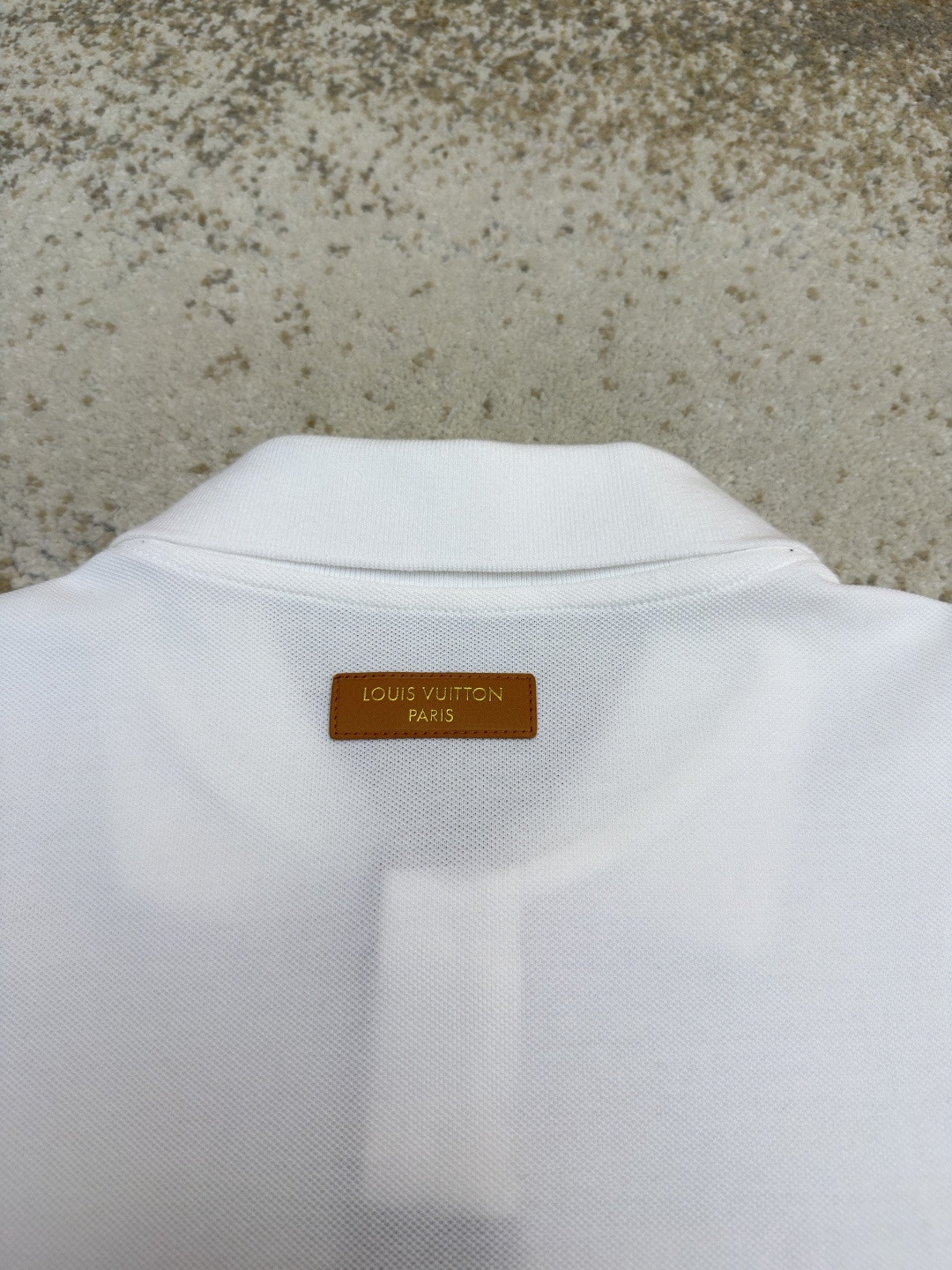 LOUIS VUITTON 路易威登 条纹纽扣Polo衫 短袖 T恤 白色 蓝色 A2 HUY79WX1662U