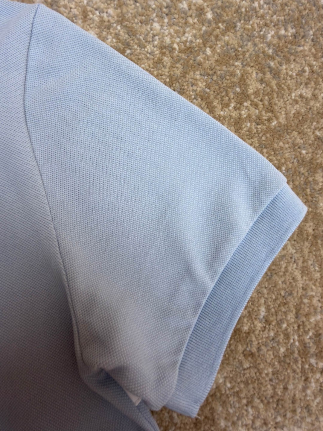 LOUIS VUITTON 路易威登 条纹纽扣Polo衫 短袖 T恤 白色 蓝色 A2 HUY79WX1662U