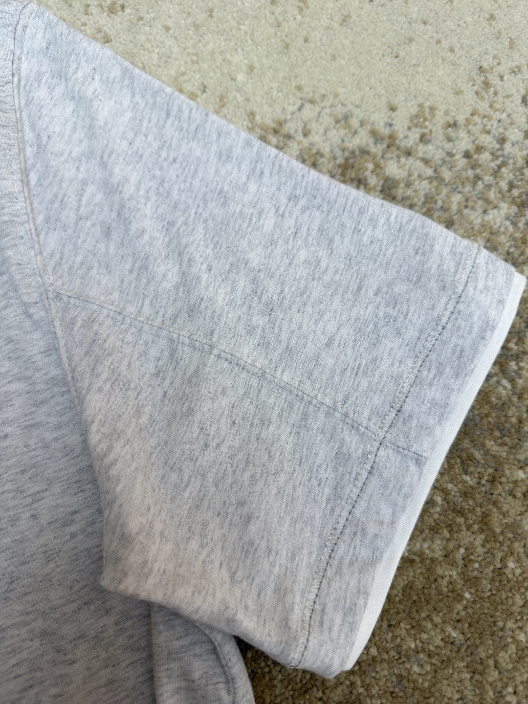 Brunello Cucinelli BC 刺绣饰章叠层圆领短袖 T恤 蓝色 灰色 A0 M0B137451G-CD325