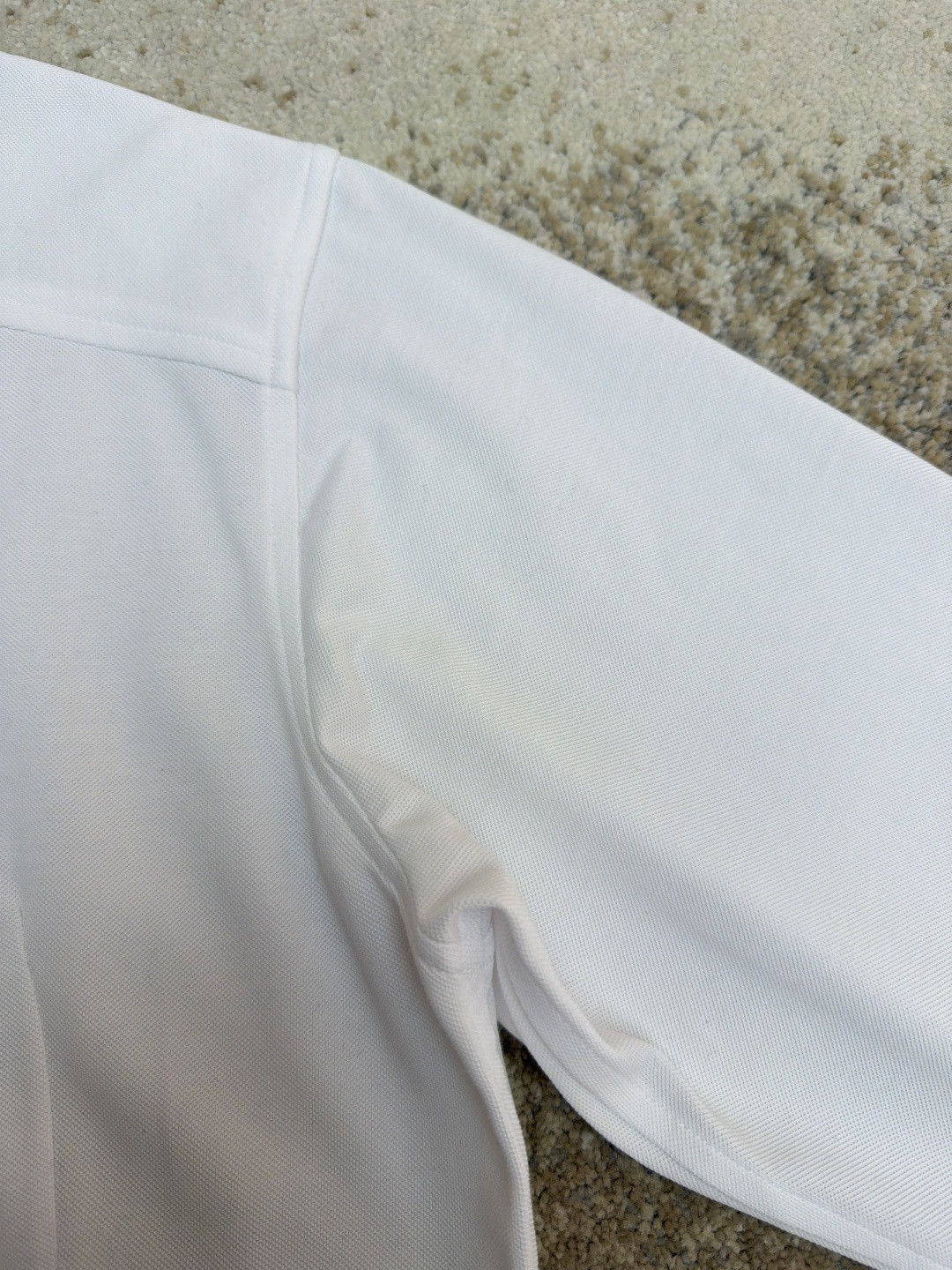 Loro Piana LP 标识刺绣翻领衬衫 外套 长袖 白色 B0 FAP8883-105N