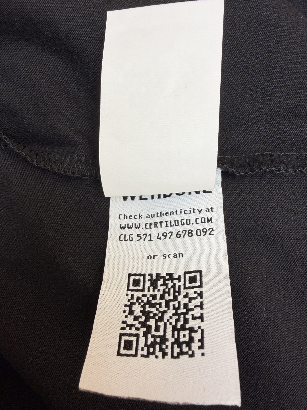 WE11DONE 彩色喷绘圆领短袖 T恤 夏季 白色 黑色 A0 WD-TT0-26-757-U-WH