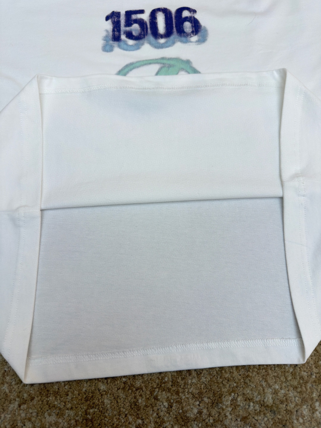 WE11DONE 彩色喷绘圆领短袖 T恤 夏季 白色 黑色 A0 WD-TT0-26-757-U-WH