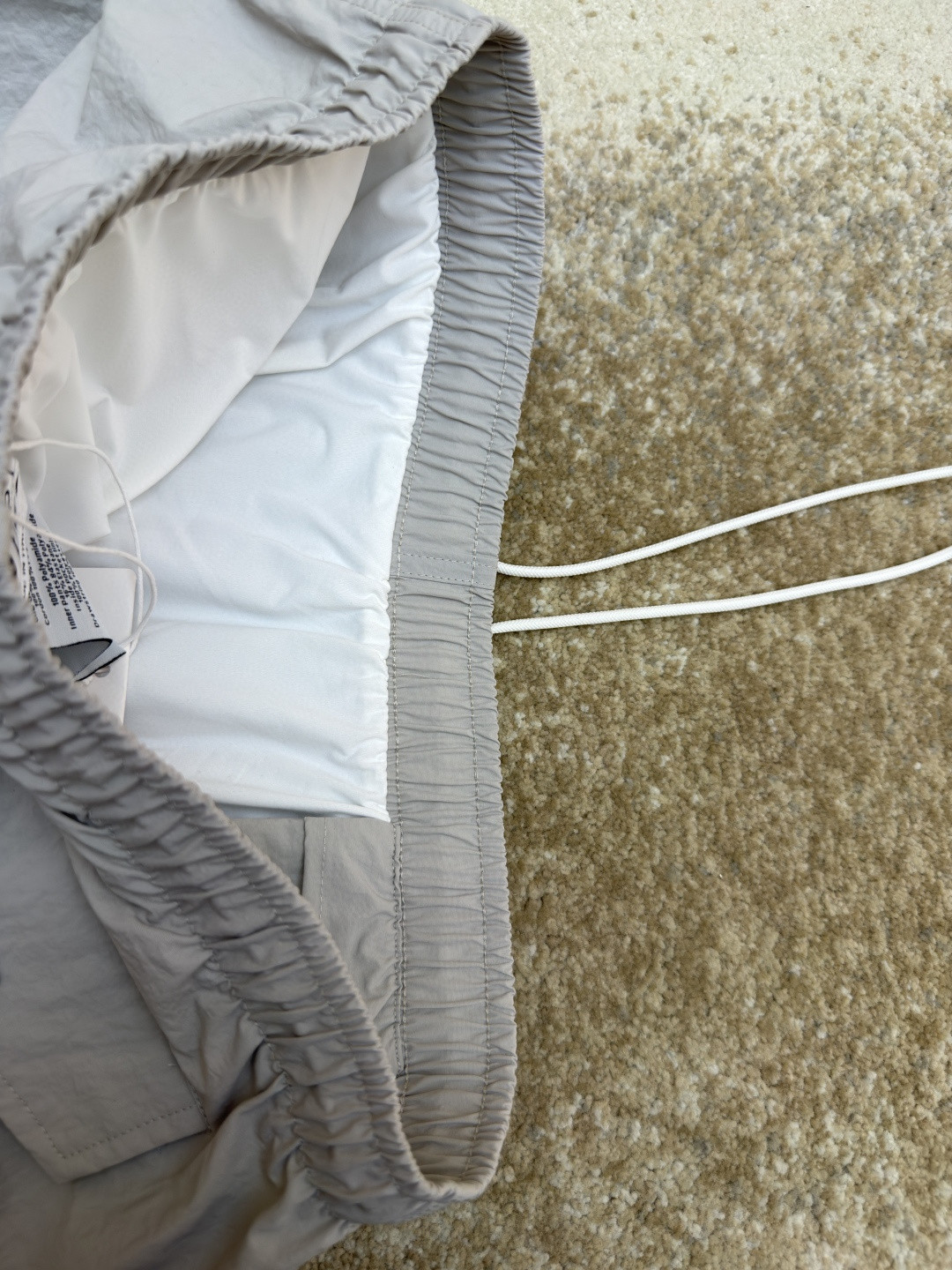 HERMES 爱马仕 遇水显化抽绳速干短裤 休闲裤 裤子 黑色 灰色 藏蓝色 A5