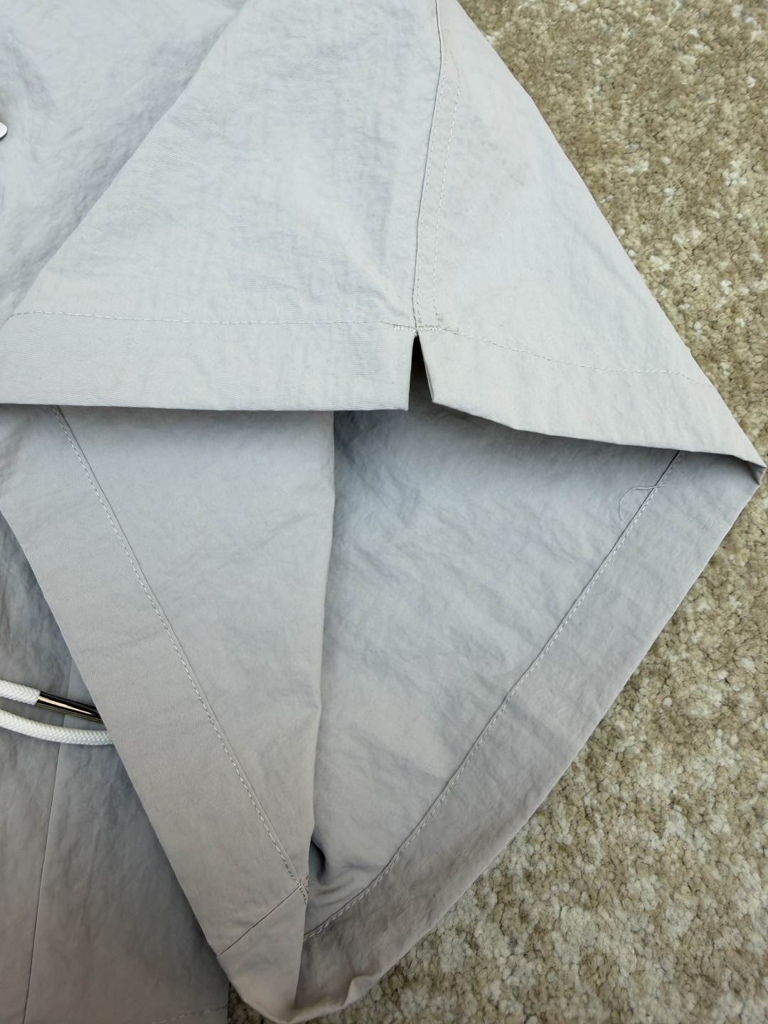 HERMES 爱马仕 遇水显化抽绳速干短裤 休闲裤 裤子 黑色 灰色 藏蓝色 A5