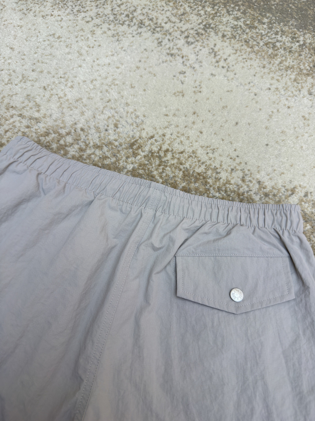 HERMES 爱马仕 遇水显化抽绳速干短裤 休闲裤 裤子 黑色 灰色 藏蓝色 A5