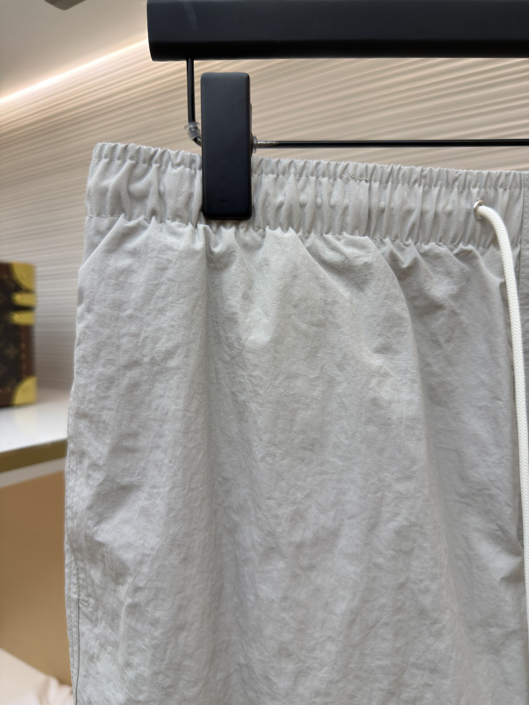 HERMES 爱马仕 遇水显化抽绳速干短裤 休闲裤 裤子 黑色 灰色 藏蓝色 A5