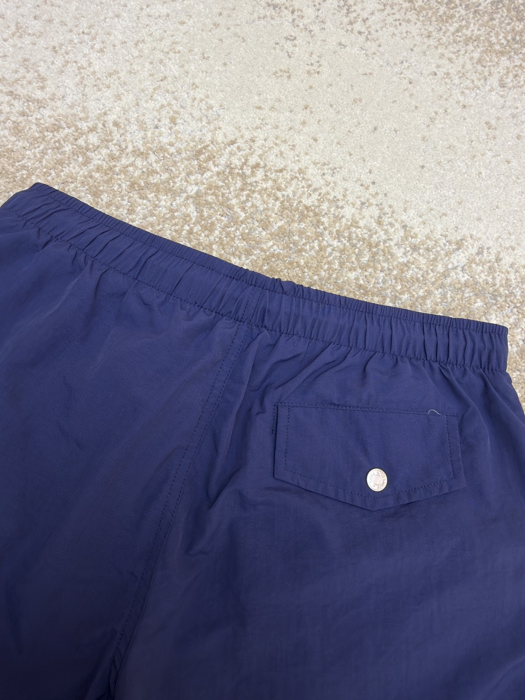 HERMES 爱马仕 遇水显化抽绳速干短裤 休闲裤 裤子 黑色 灰色 藏蓝色 A5