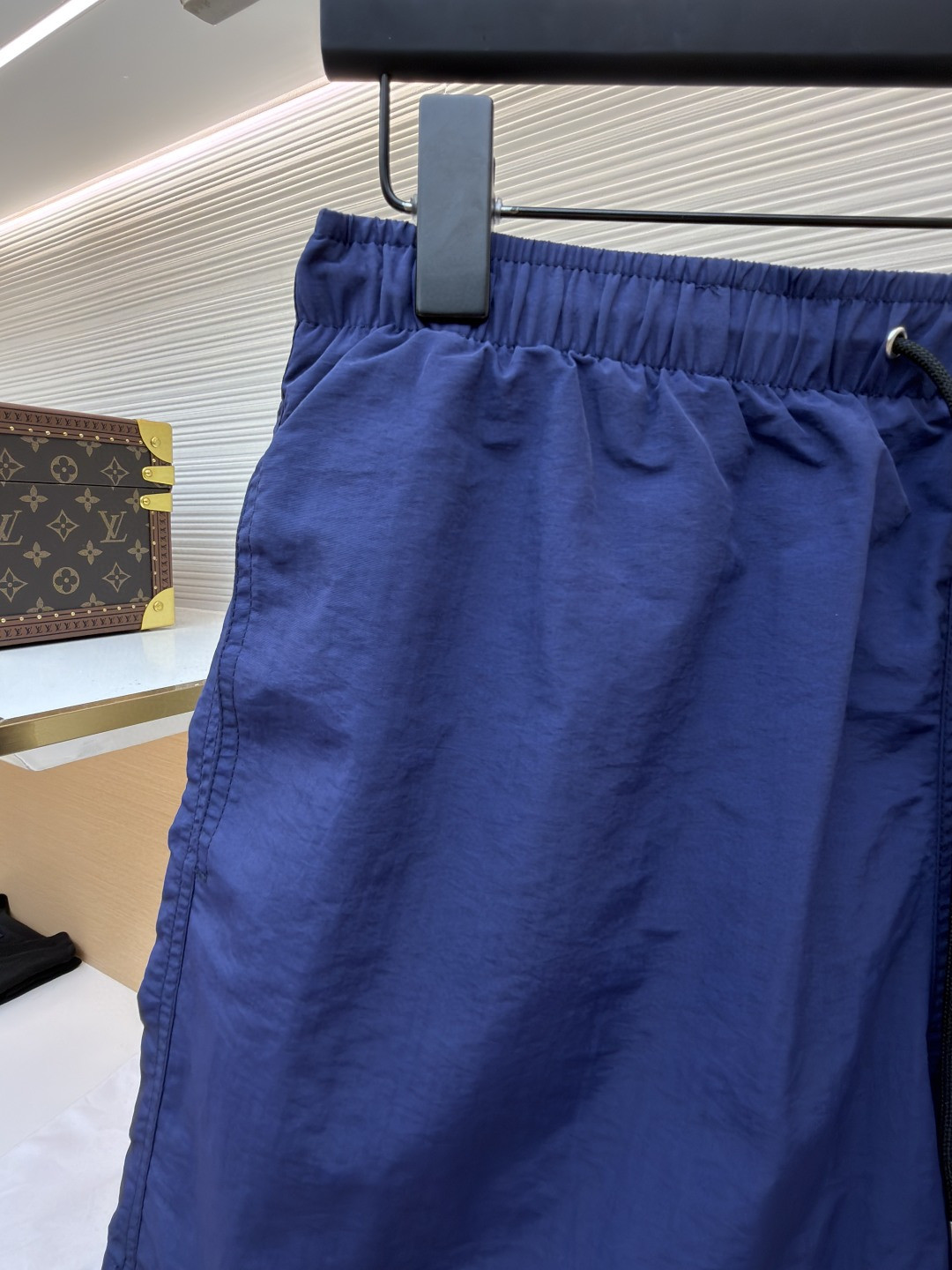 HERMES 爱马仕 遇水显化抽绳速干短裤 休闲裤 裤子 黑色 灰色 藏蓝色 A5