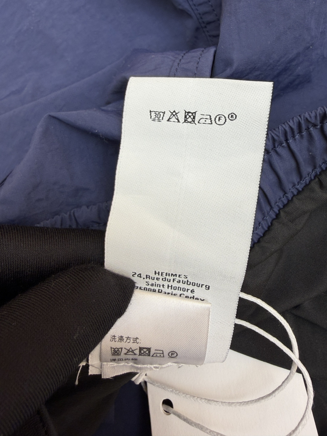 HERMES 爱马仕 纯色抽绳速干短裤 休闲裤 裤子 绿色 藏蓝色 A5