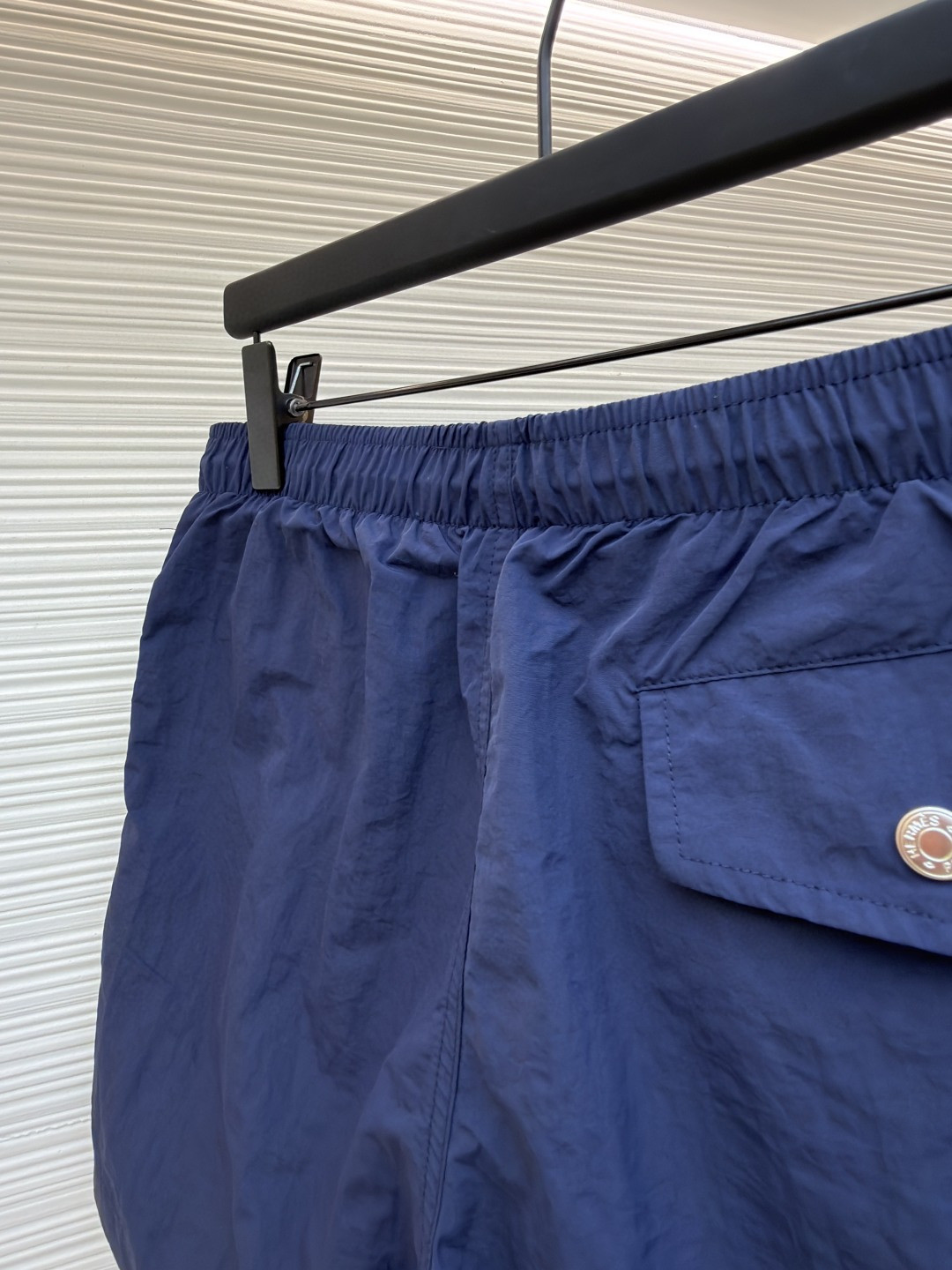 HERMES 爱马仕 纯色抽绳速干短裤 休闲裤 裤子 绿色 藏蓝色 A5