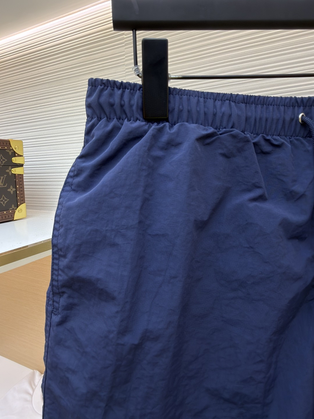 HERMES 爱马仕 纯色抽绳速干短裤 休闲裤 裤子 绿色 藏蓝色 A5