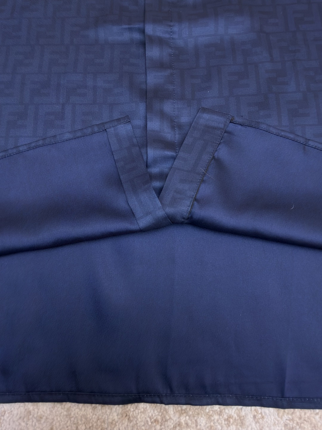 FENDI 芬迪 全幅FF衬衫 短袖 外套 夏季 蓝色 B0 FS0795AKEEF0H5A