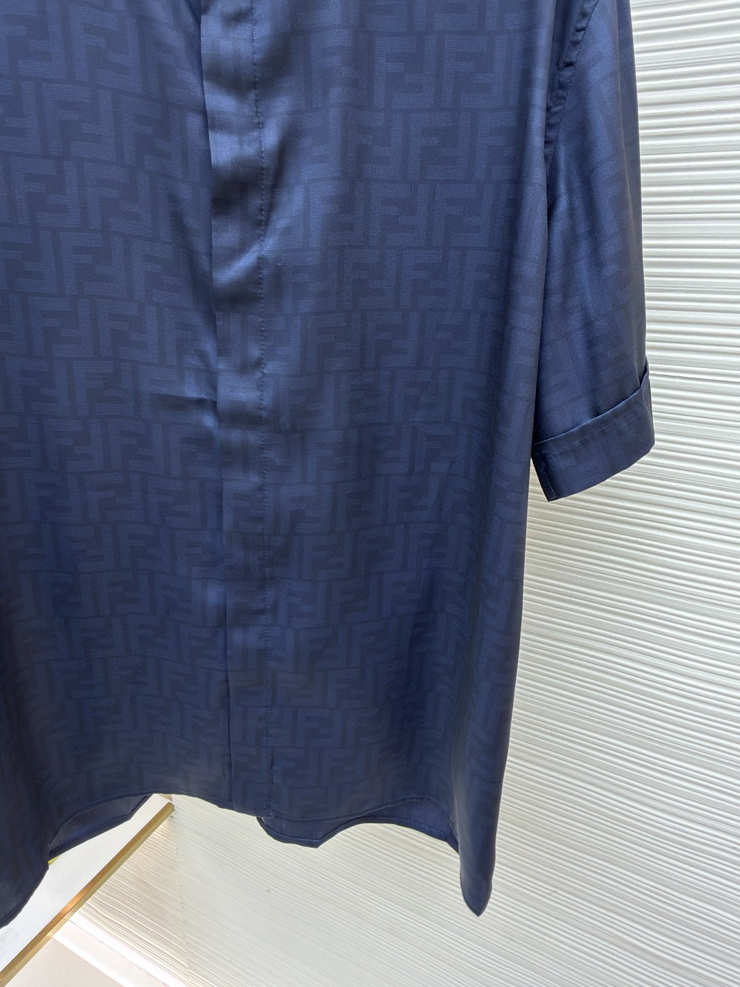 FENDI 芬迪 全幅FF衬衫 短袖 外套 夏季 蓝色 B0 FS0795AKEEF0H5A