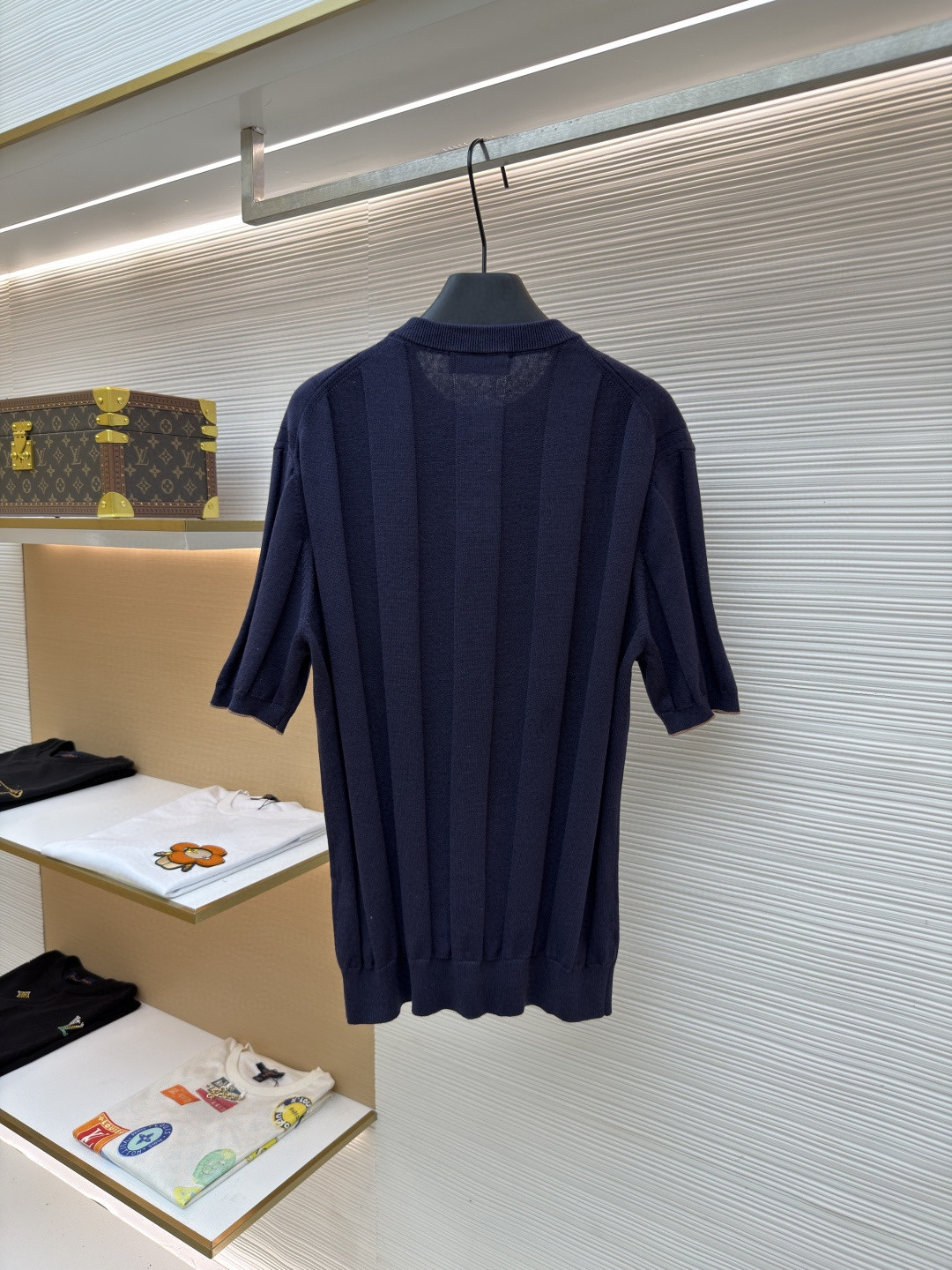 Brunello Cucinelli BC 亨利老钱风针织衫 短袖 棕色 杏色 藏蓝色 B0 M2L707801-CNO22