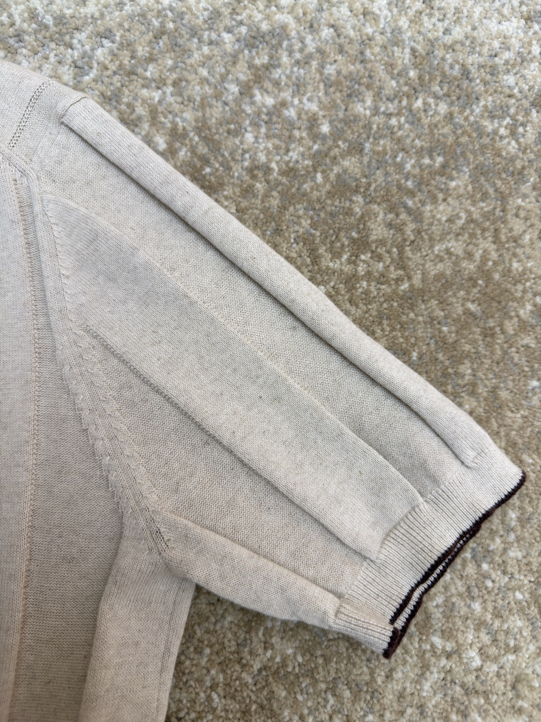 Brunello Cucinelli BC 亨利老钱风针织衫 短袖 棕色 杏色 藏蓝色 B0 M2L707801-CNO22