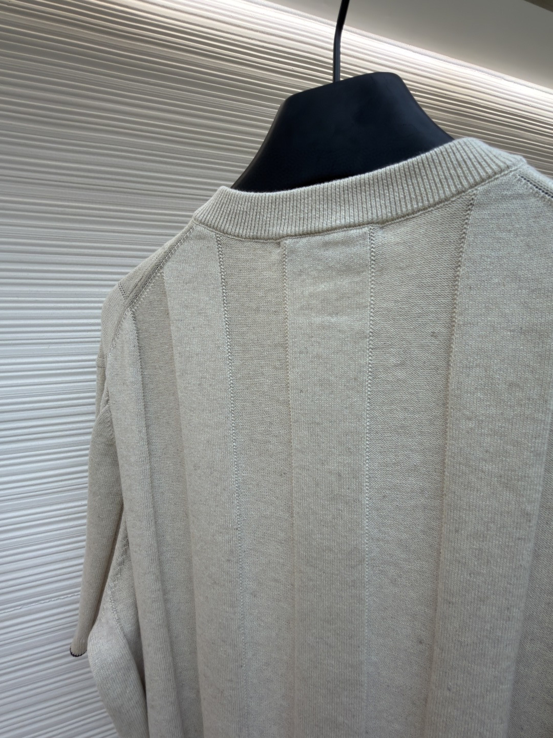 Brunello Cucinelli BC 亨利老钱风针织衫 短袖 棕色 杏色 藏蓝色 B0 M2L707801-CNO22