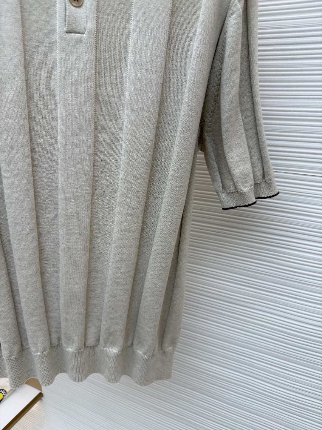 Brunello Cucinelli BC 亨利老钱风针织衫 短袖 棕色 杏色 藏蓝色 B0 M2L707801-CNO22