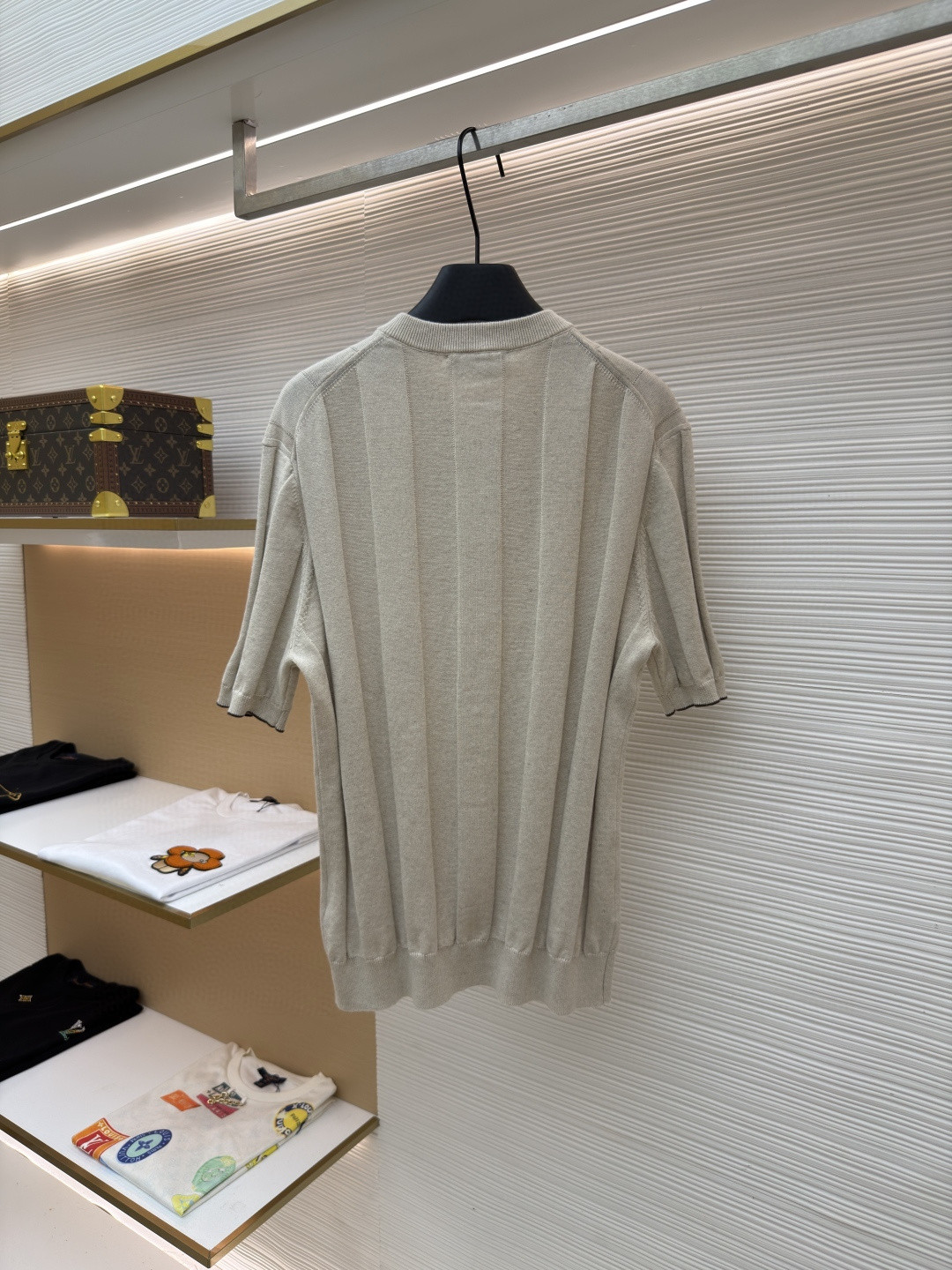 Brunello Cucinelli BC 亨利老钱风针织衫 短袖 棕色 杏色 藏蓝色 B0 M2L707801-CNO22
