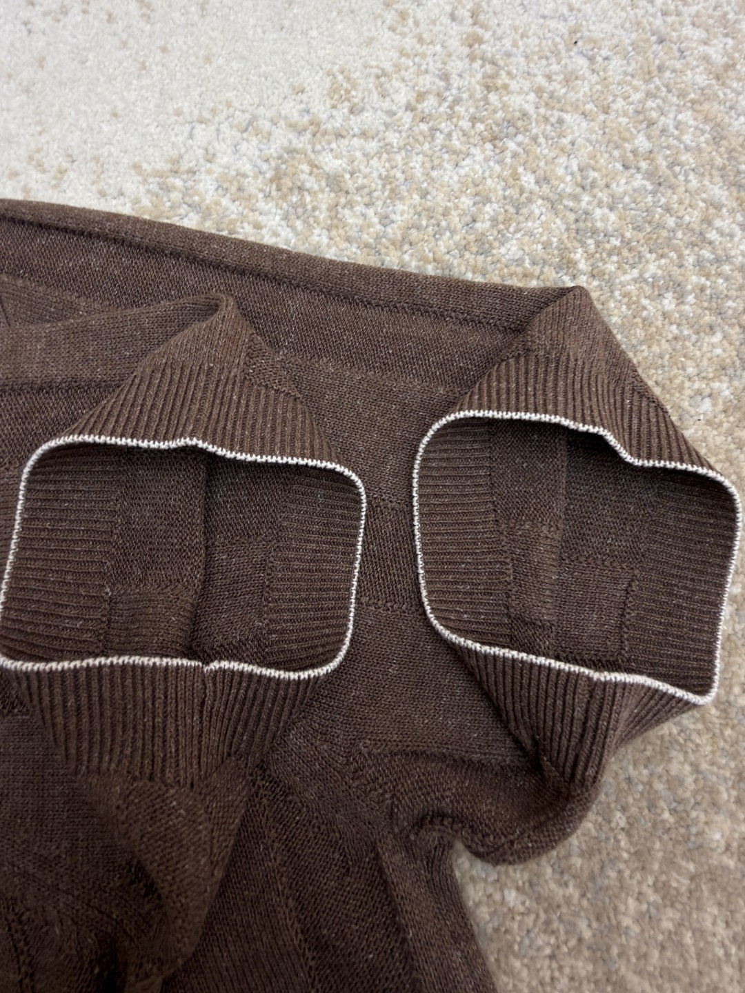 Brunello Cucinelli BC 亨利老钱风针织衫 短袖 棕色 杏色 藏蓝色 B0 M2L707801-CNO22
