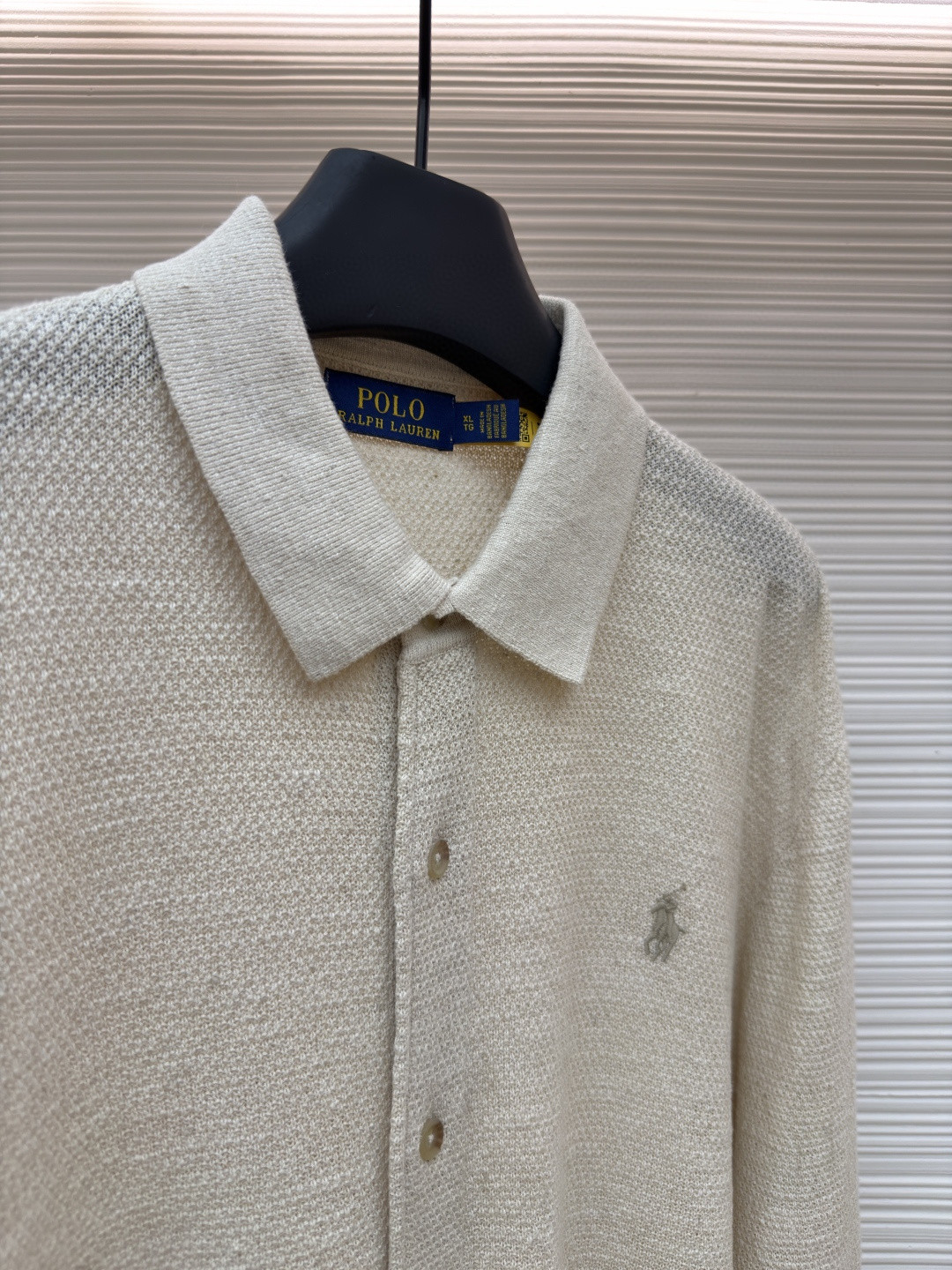 Ralph Lauren 拉夫劳伦 刺绣小马翻领亚麻衬衫 外套 长袖 卡其色 B0 710962905-002