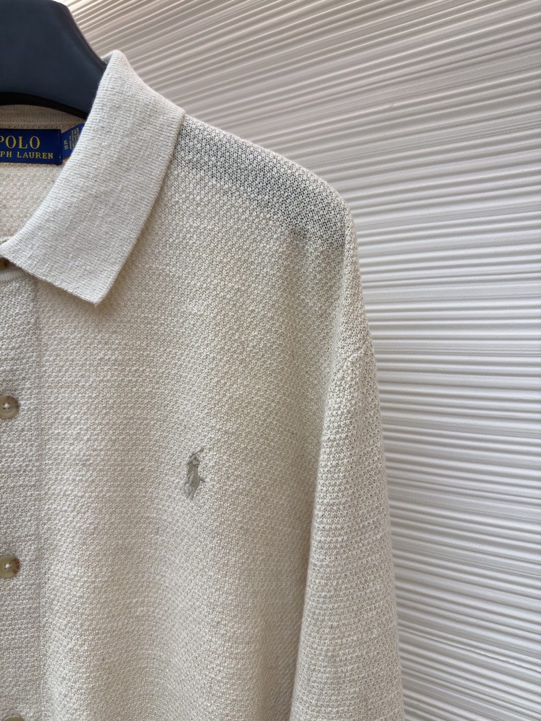 Ralph Lauren 拉夫劳伦 刺绣小马翻领亚麻衬衫 外套 长袖 卡其色 B0 710962905-002