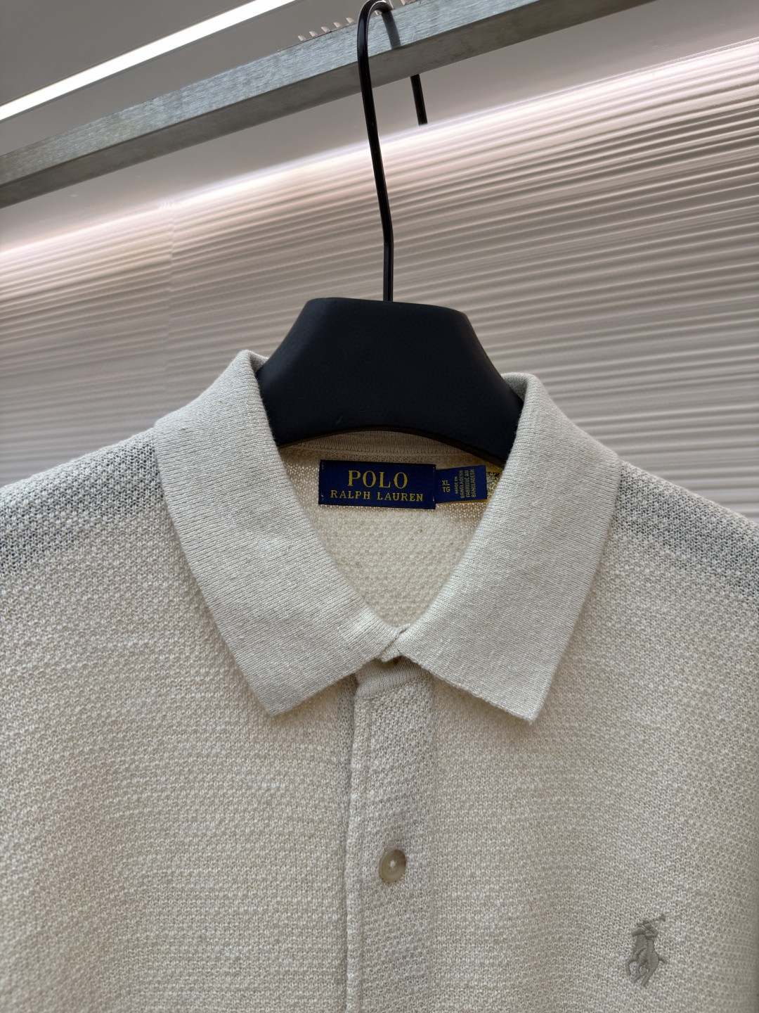 Ralph Lauren 拉夫劳伦 刺绣小马翻领亚麻衬衫 外套 长袖 卡其色 B0 710962905-002