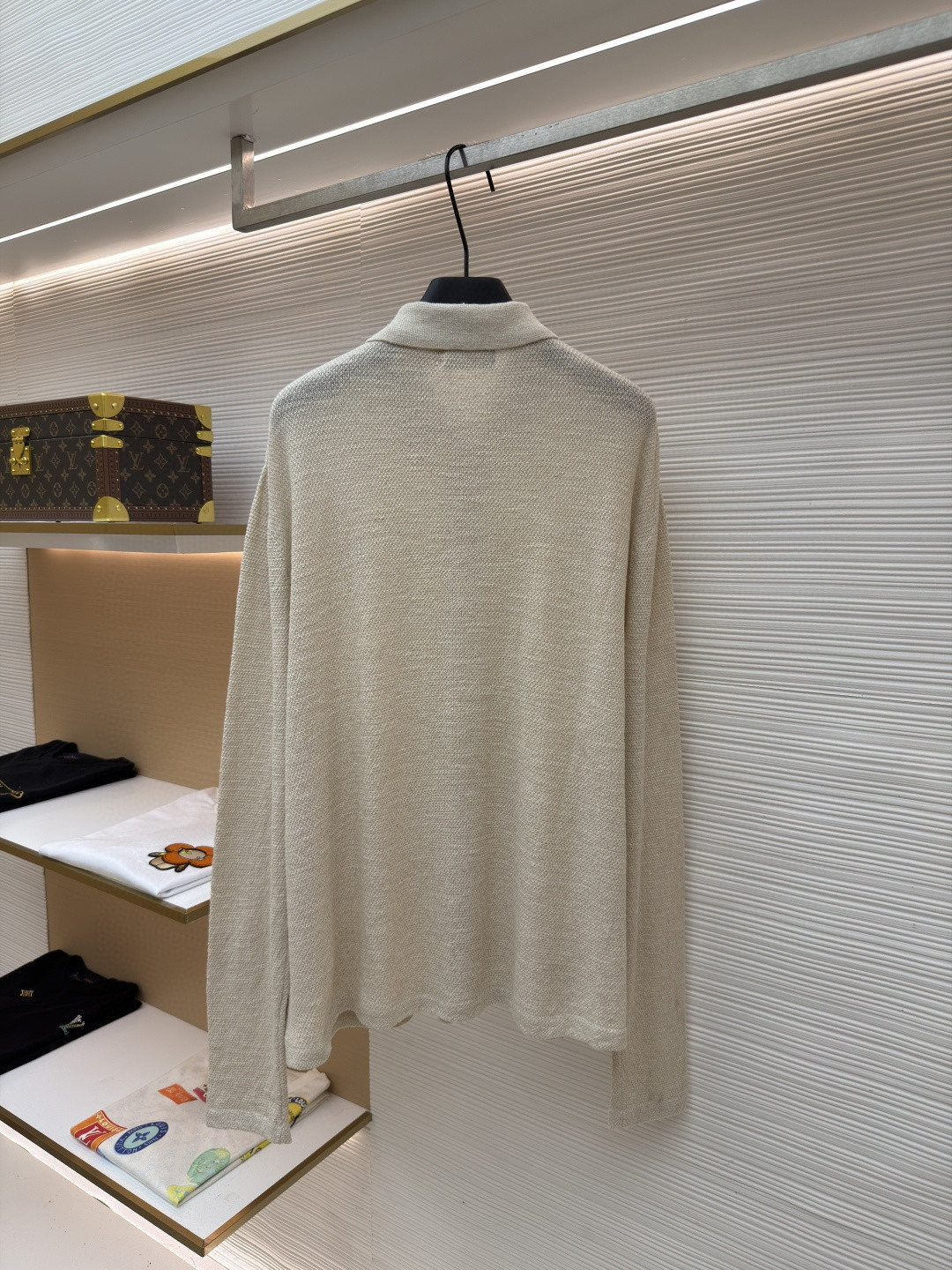 Ralph Lauren 拉夫劳伦 刺绣小马翻领亚麻衬衫 外套 长袖 卡其色 B0 710962905-002