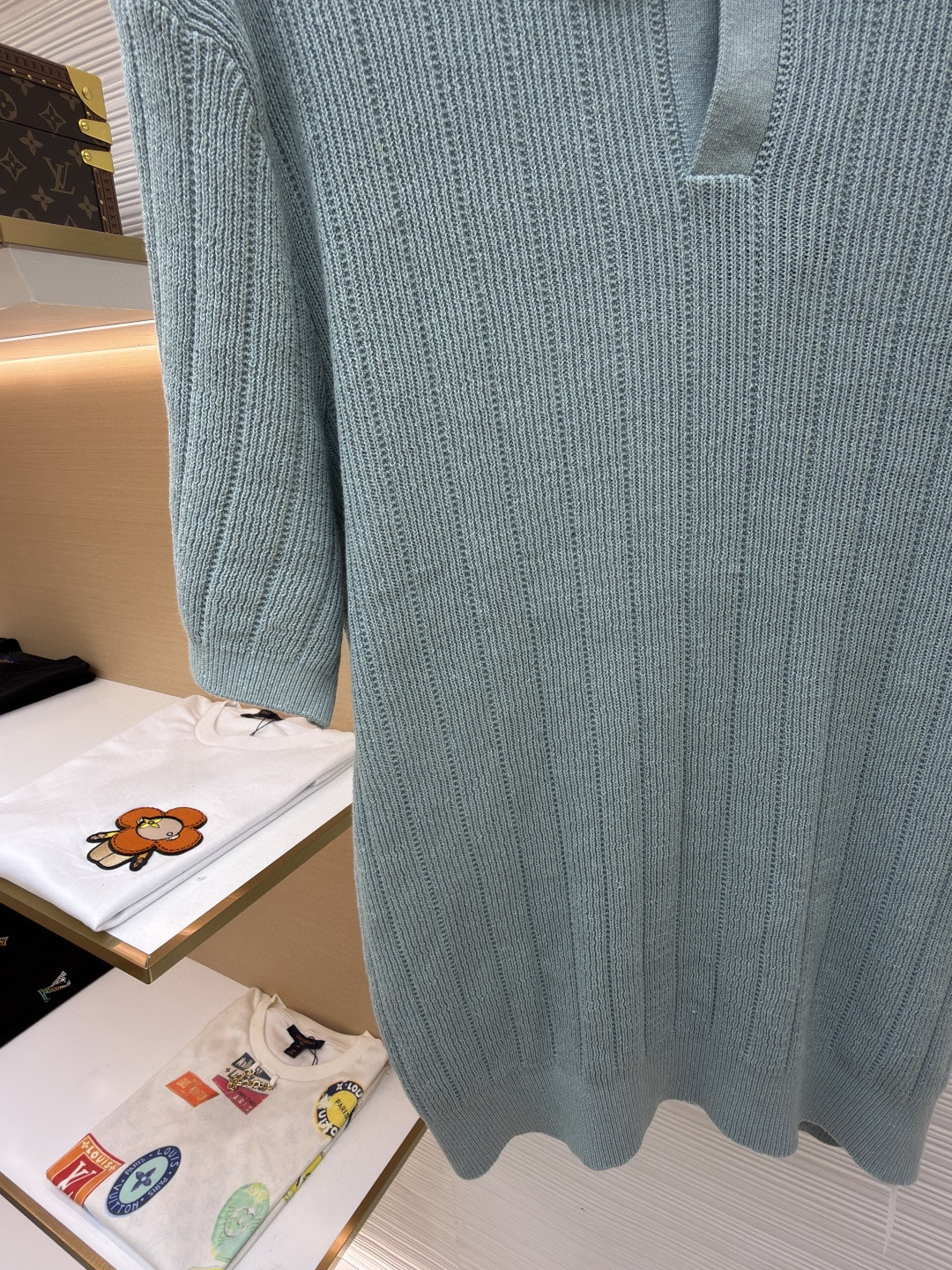 Ralph Lauren 拉夫劳伦 坑条亚麻老钱风针织Polo衫 针织衫 短袖 黑色 薄荷绿 B0 710A12994-003