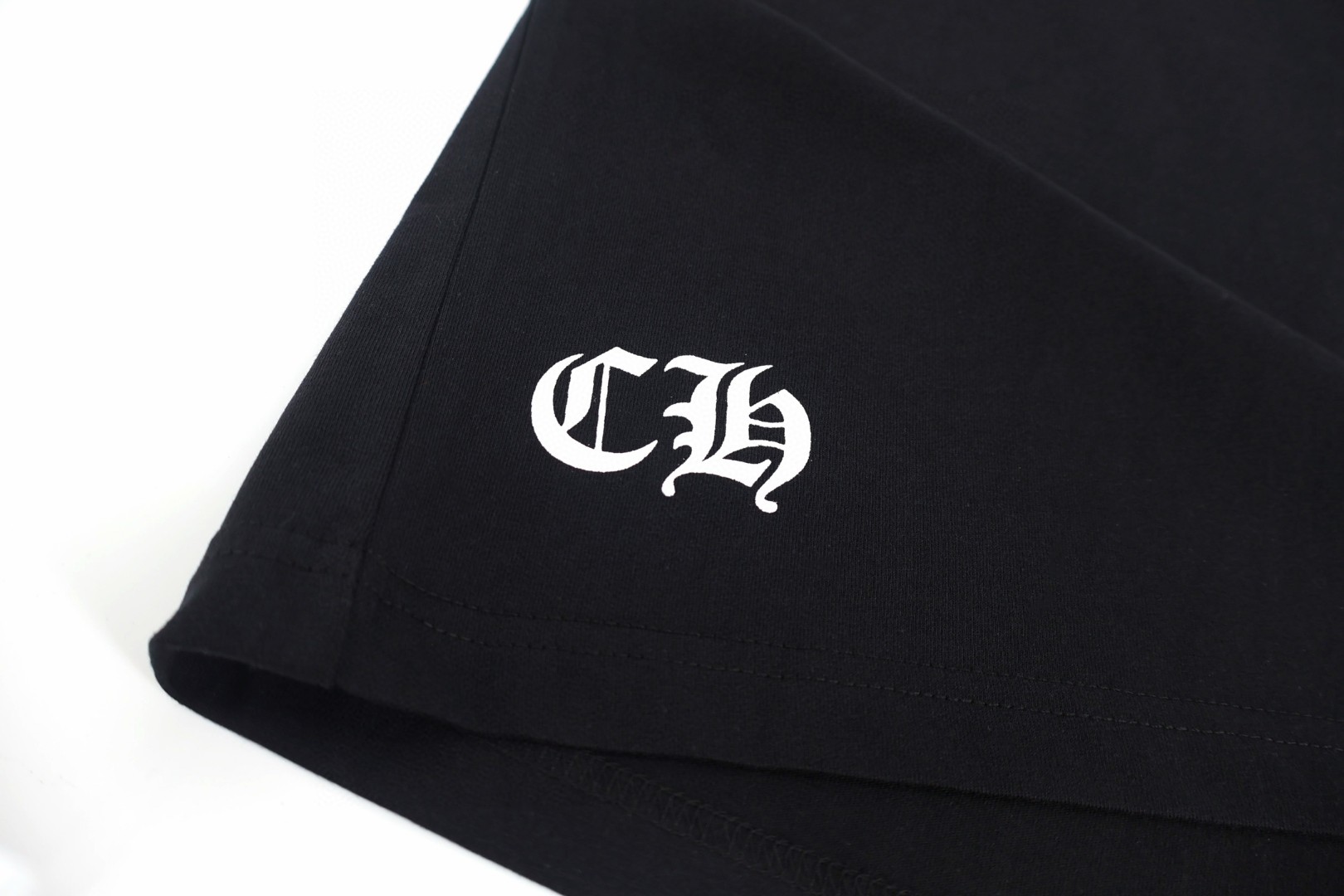 Chrome Hearts CH 克罗心 火焰满印圆领短袖 T恤 白色 黑色 A0  