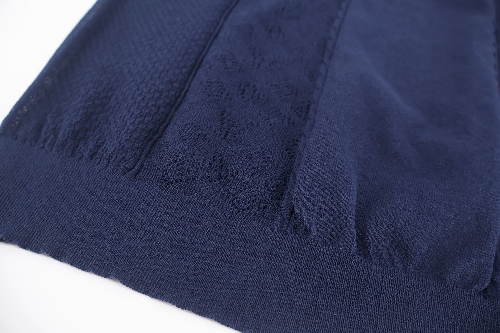 LOUIS VUITTON 路易威登 LV 字母提花拼接绞花针织Polo衫 短袖 针织衫 蓝色 B0 1AJINW