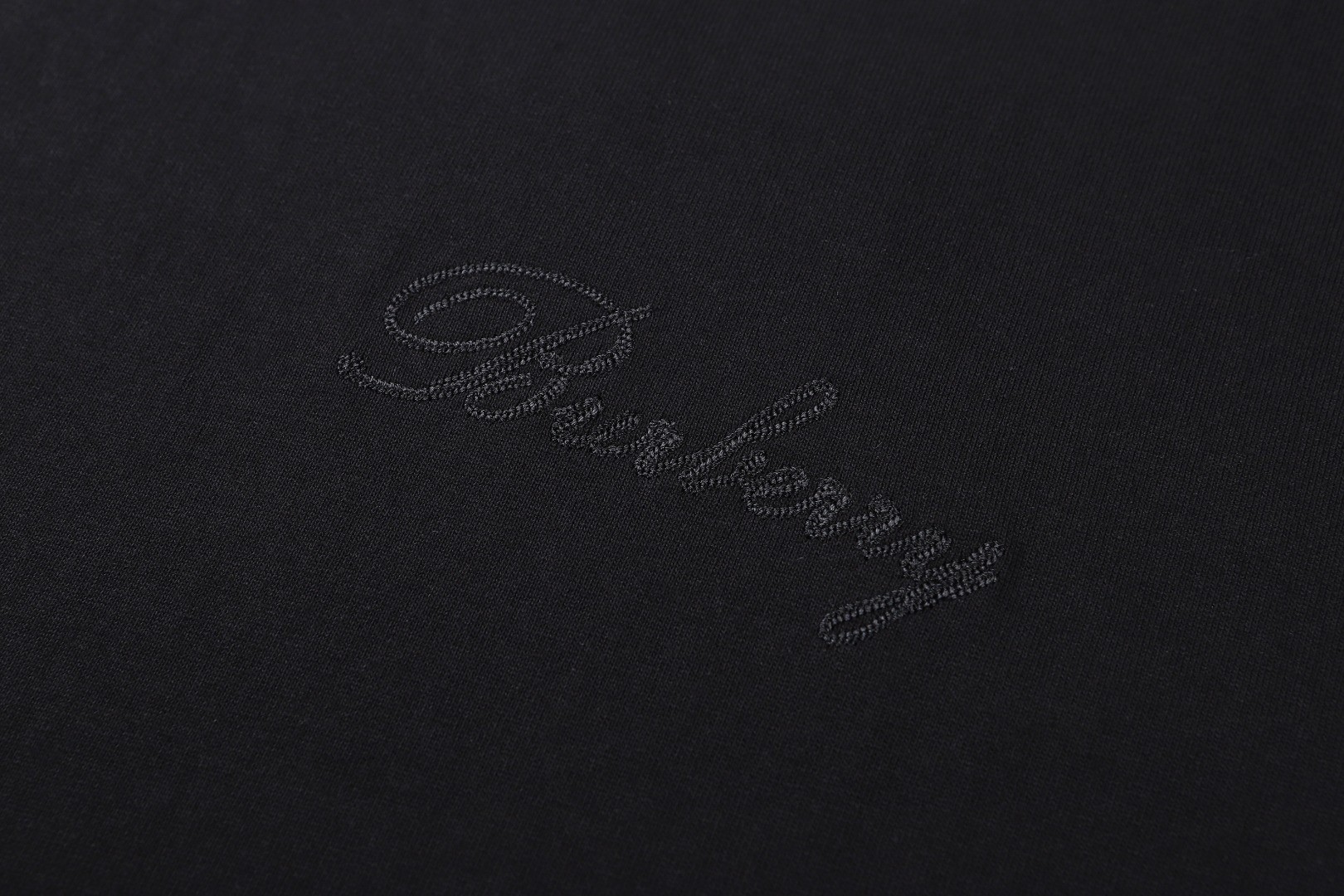 Burberry 巴宝莉 格纹草书风格徽标圆领Tee 短袖 T恤 白色 黑色 A0 81190801