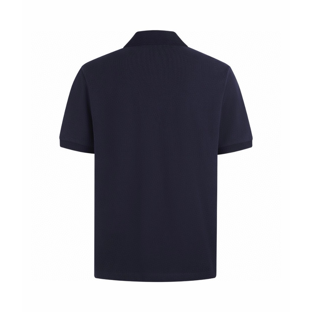 GUCCI 古驰 马鞍扣刺绣珠地棉Polo衫 短袖 夏季 黑色 蓝色 A2 854796-XJHQP-1043