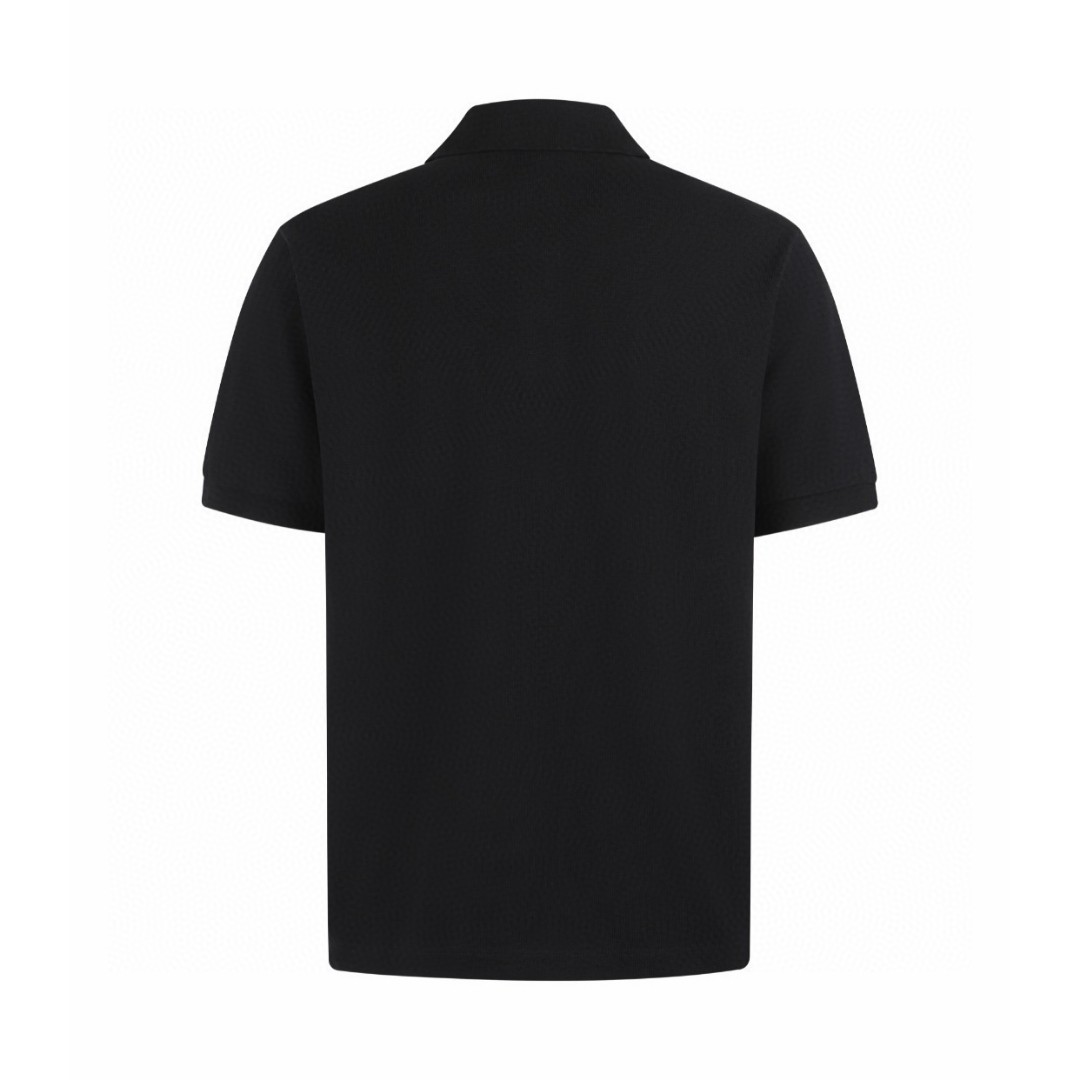 GUCCI 古驰 马鞍扣刺绣珠地棉Polo衫 短袖 夏季 黑色 蓝色 A2 854796-XJHQP-1043