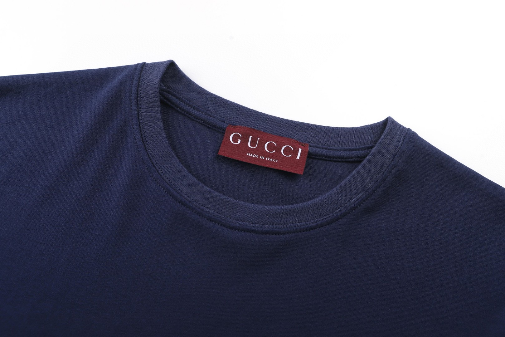 GUCCI 古驰 双G互扣刺绣圆领短袖 T恤 夏季 白色 灰色 蓝色 A0 854838-XJHN2-1061