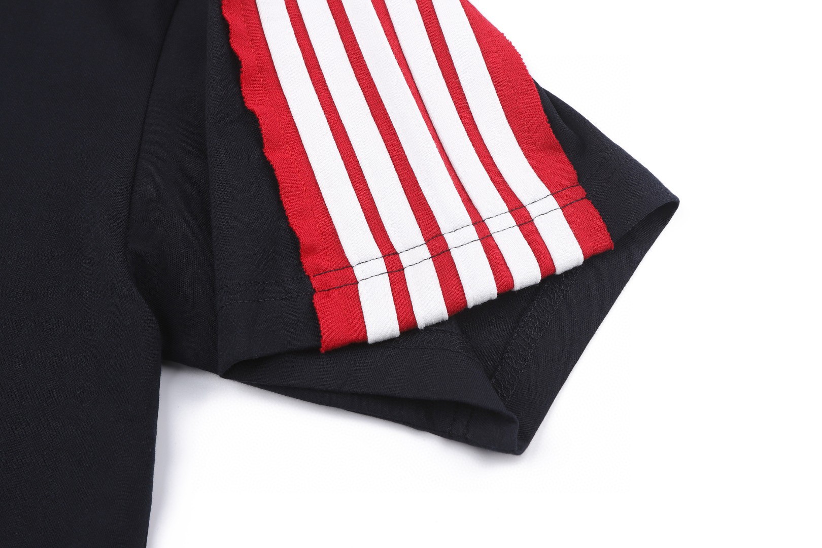 Balenciaga 巴黎世家 双环五条杠圆领短袖 T恤 夏季 白色 黑色 A0 829686TSVH21569