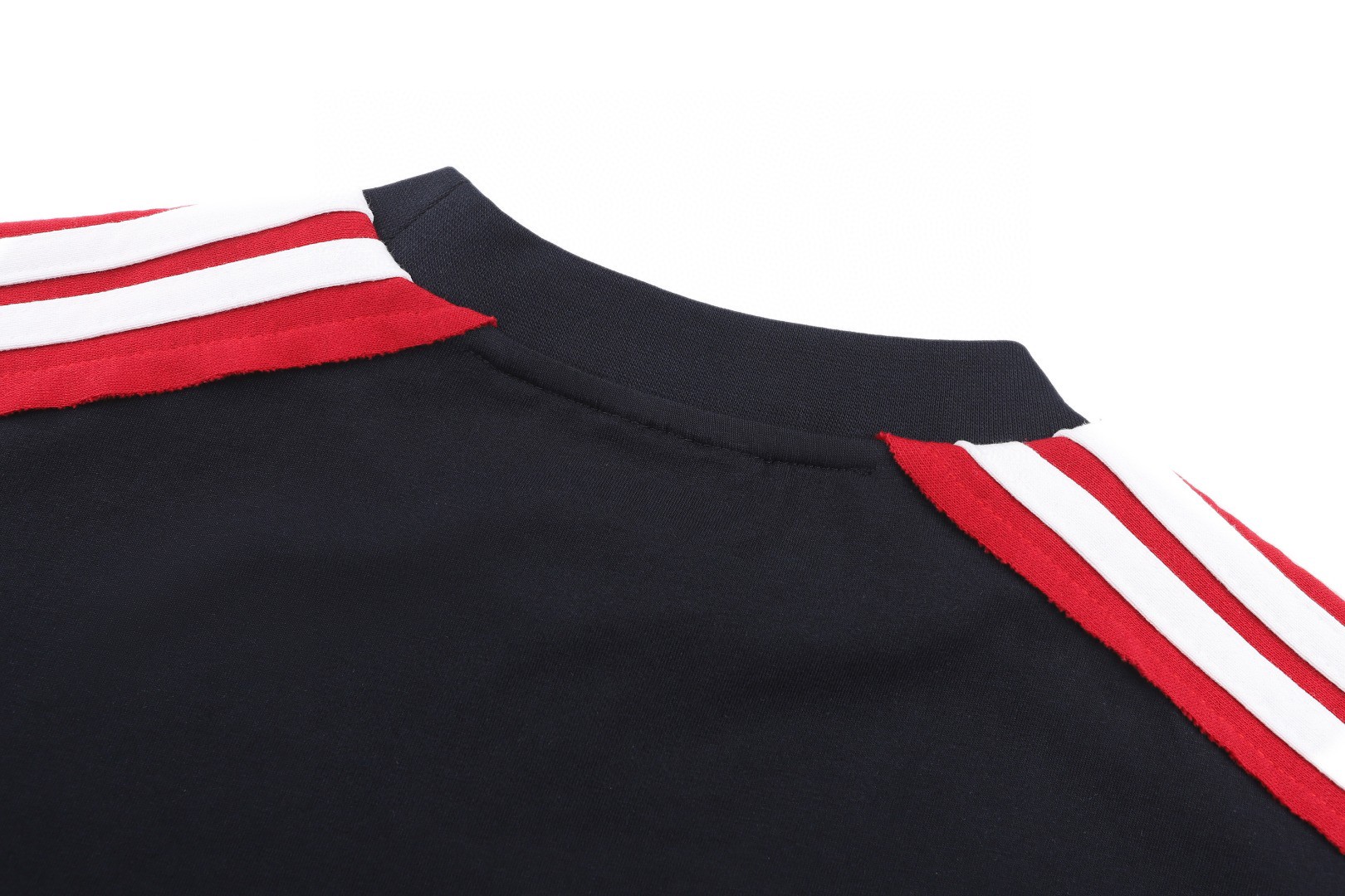 Balenciaga 巴黎世家 双环五条杠圆领短袖 T恤 夏季 白色 黑色 A0 829686TSVH21569