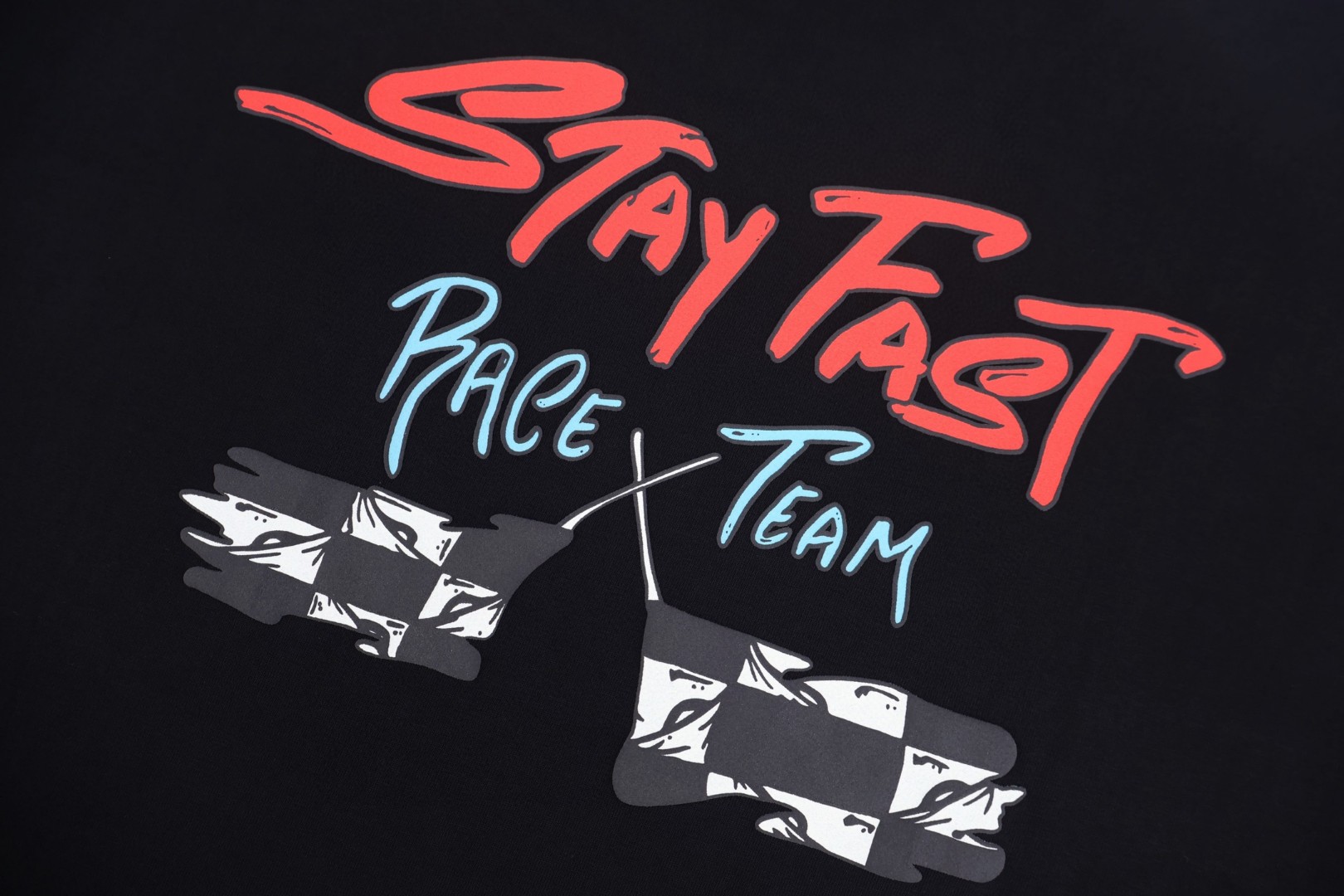 Chrome Hearts CH 克罗心 赛车涂鸦限定圆领短袖 T恤 白色 黑色 A0  