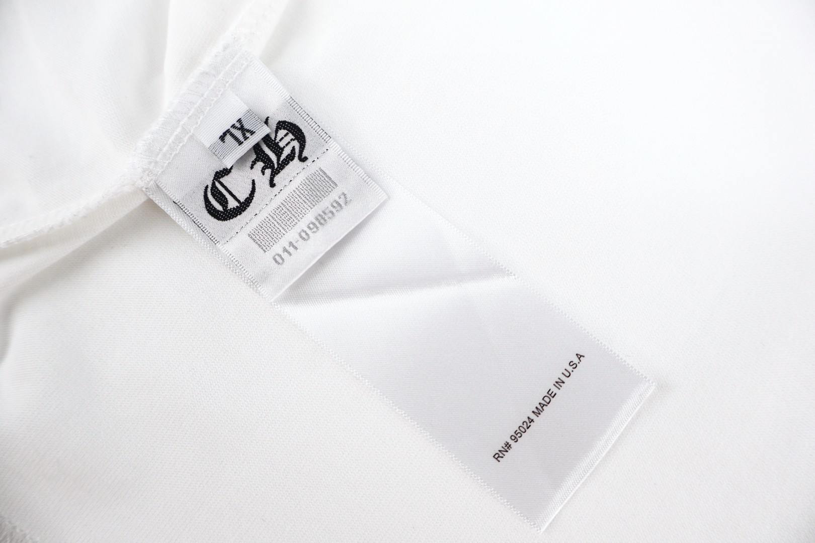 Chrome Hearts CH 克罗心 赛车涂鸦限定圆领短袖 T恤 白色 黑色 A0  