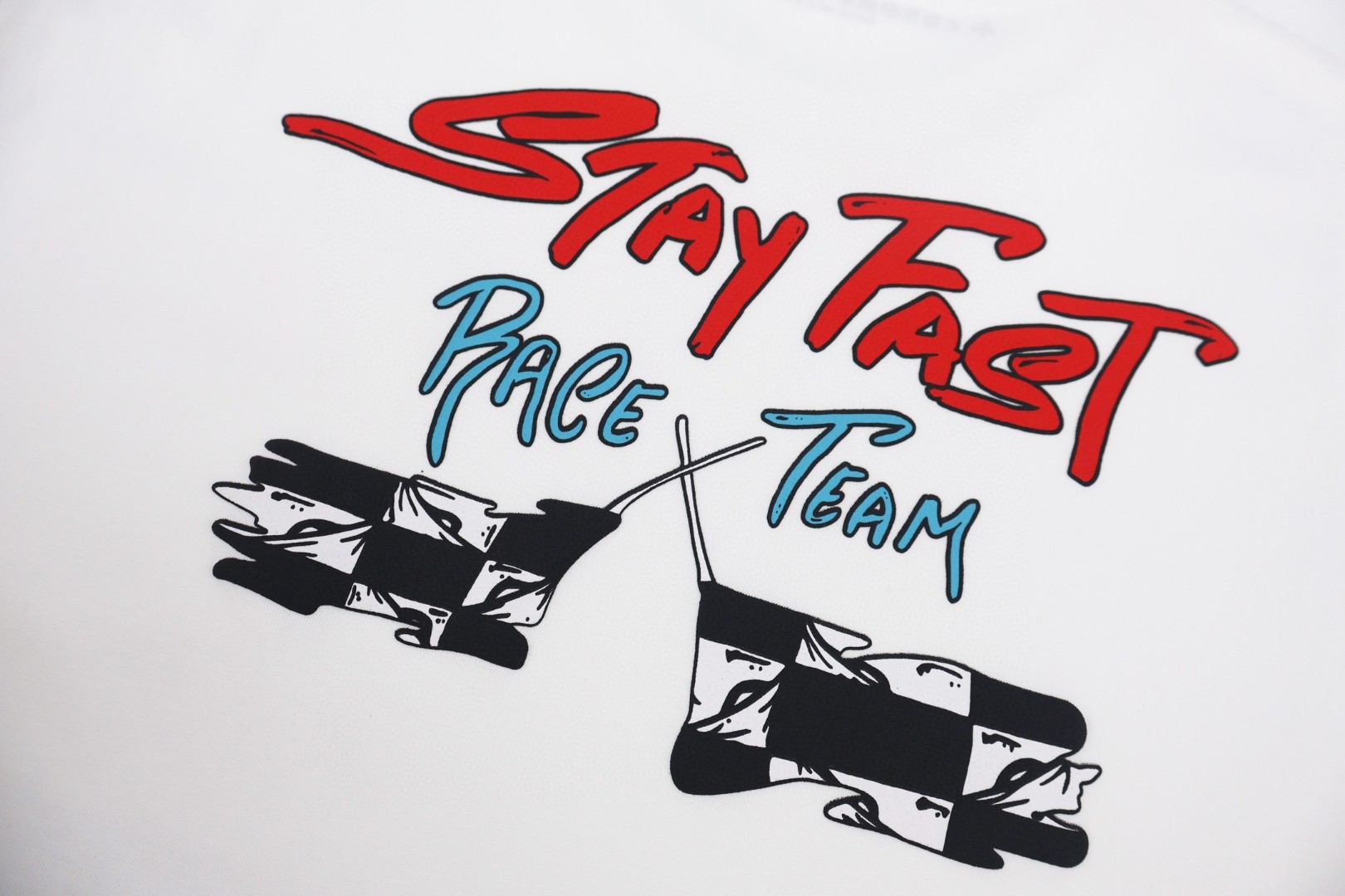 Chrome Hearts CH 克罗心 赛车涂鸦限定圆领短袖 T恤 白色 黑色 A0  