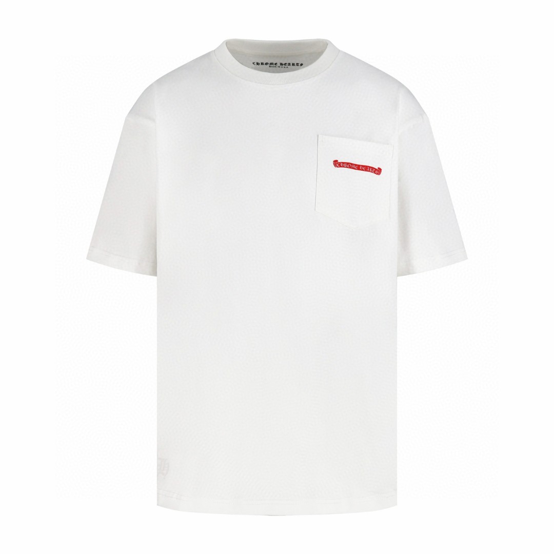 Chrome Hearts CH 克罗心 赛车涂鸦限定圆领短袖 T恤 白色 黑色 A0  
