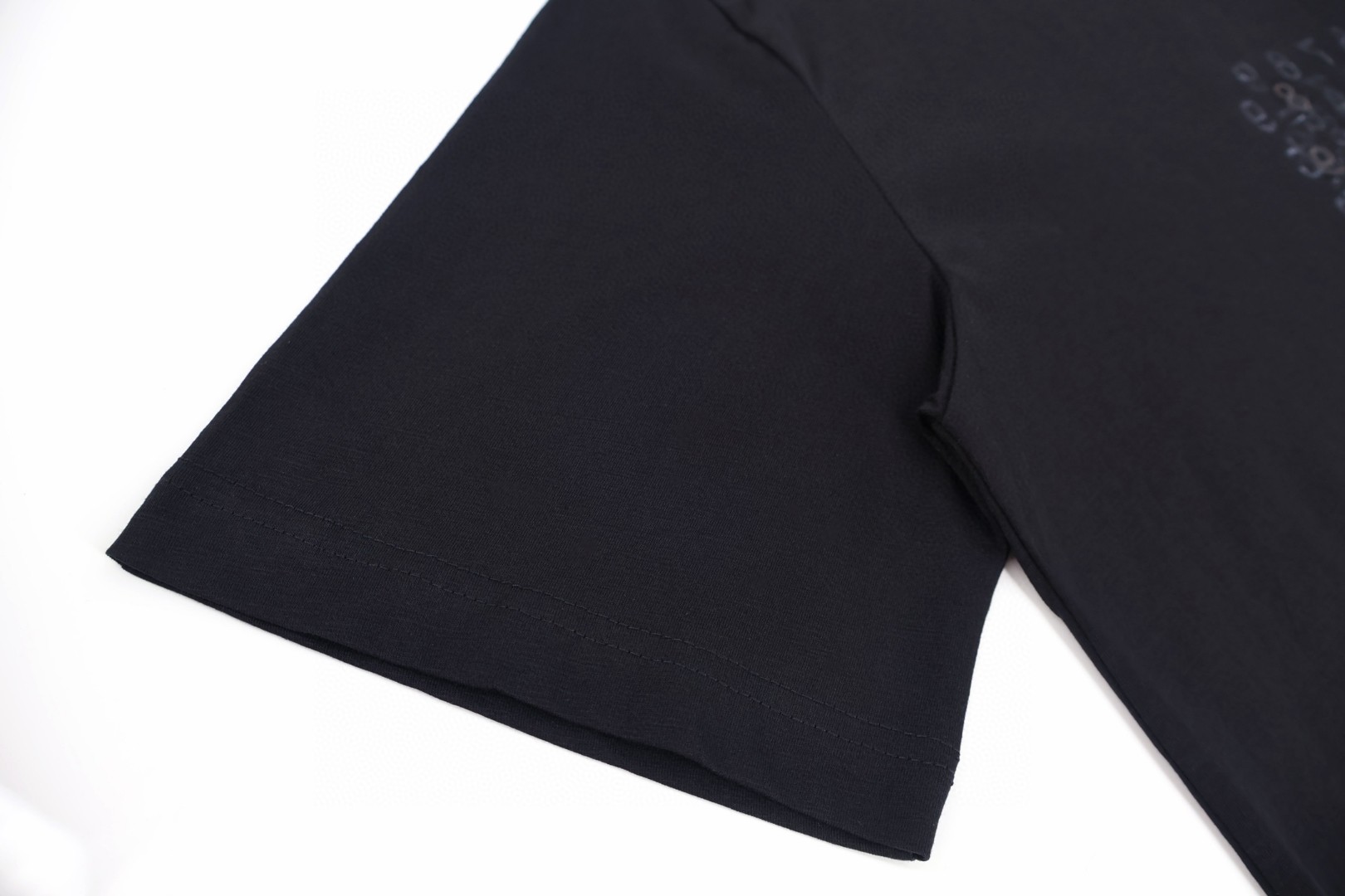 Maison Margiela 马吉拉 反向刺绣圆领短袖 T恤 套头 夏季 黑色 A0 S50GC0730M20164861