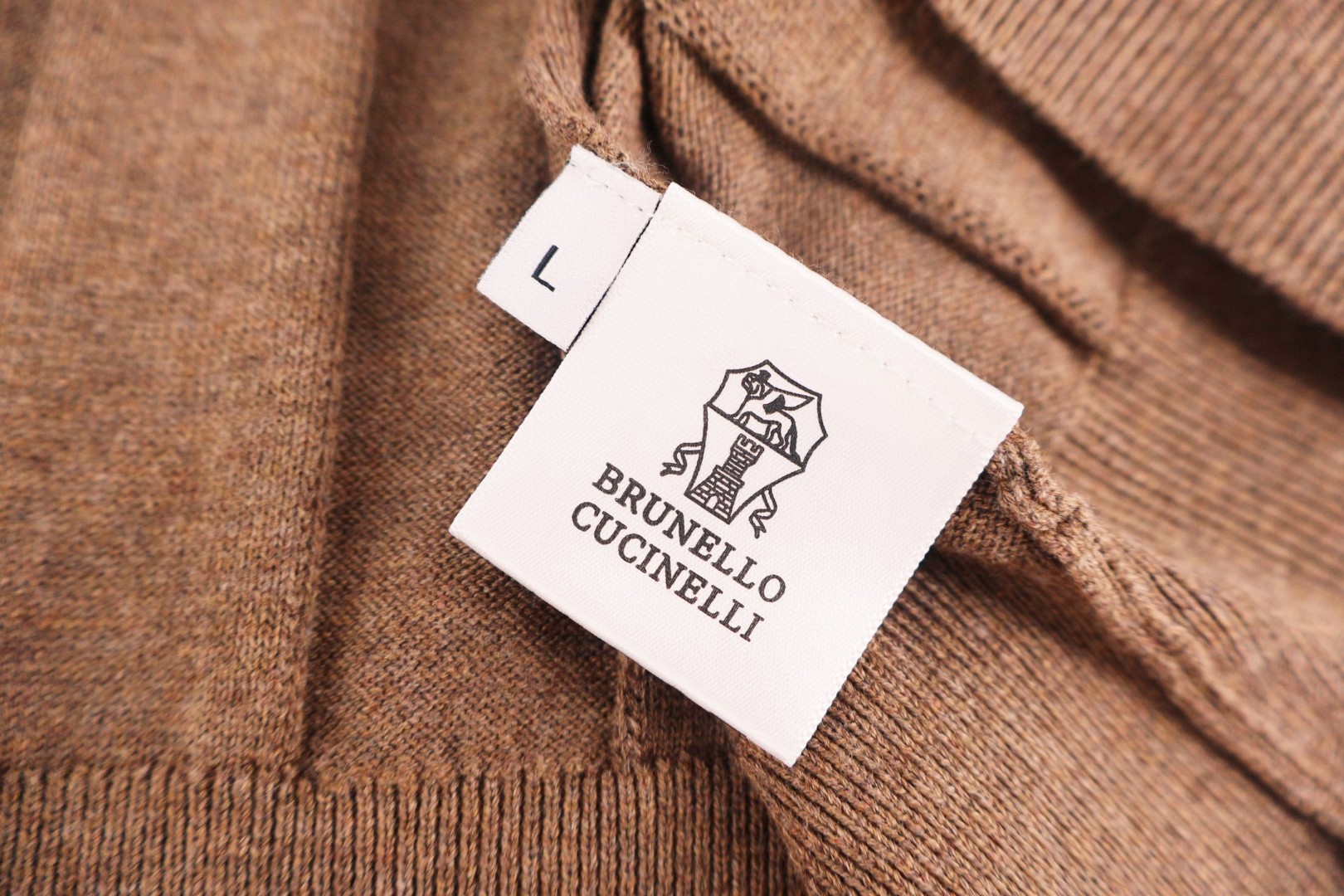 Brunello Cucinelli BC 竖条纹亚麻Polo衫 针织衫 短袖 棕色 蓝色 B0 