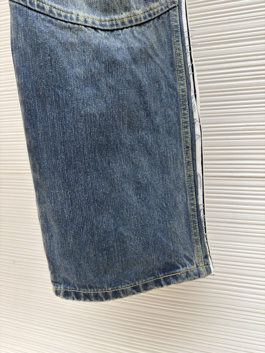 Balenciaga 巴黎世家 CUT-UP牛仔裤 长裤 裤子 蓝色 C0 831176TSW714011