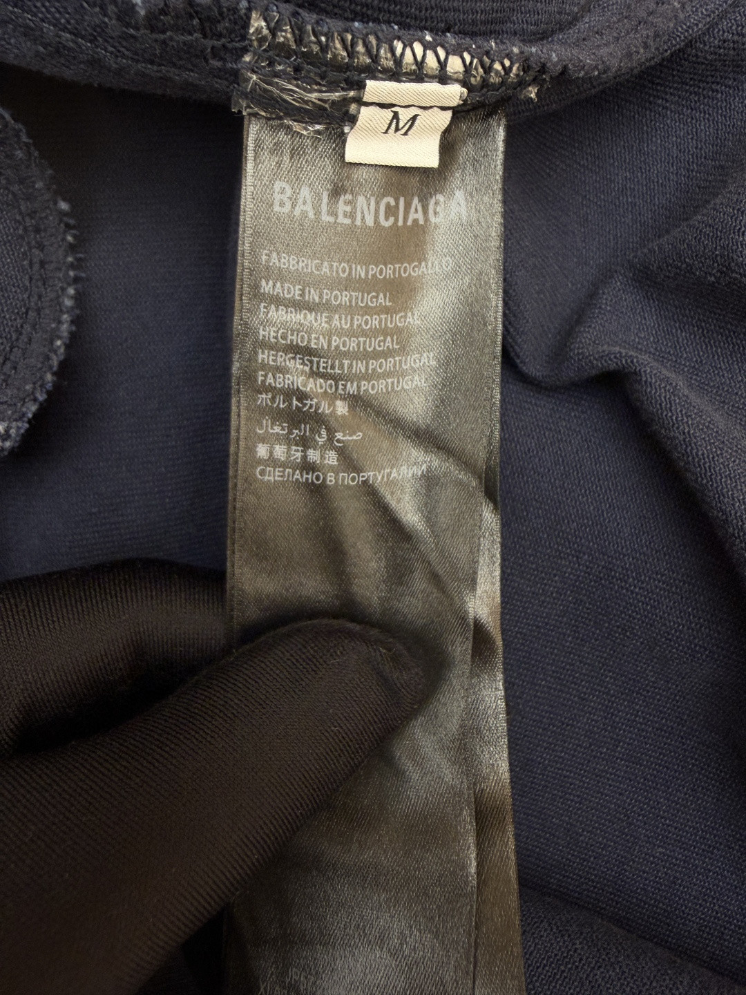 Balenciaga 巴黎世家 连帽衬衫领牛仔外套 长袖 蓝色 C0 850859TTM021240