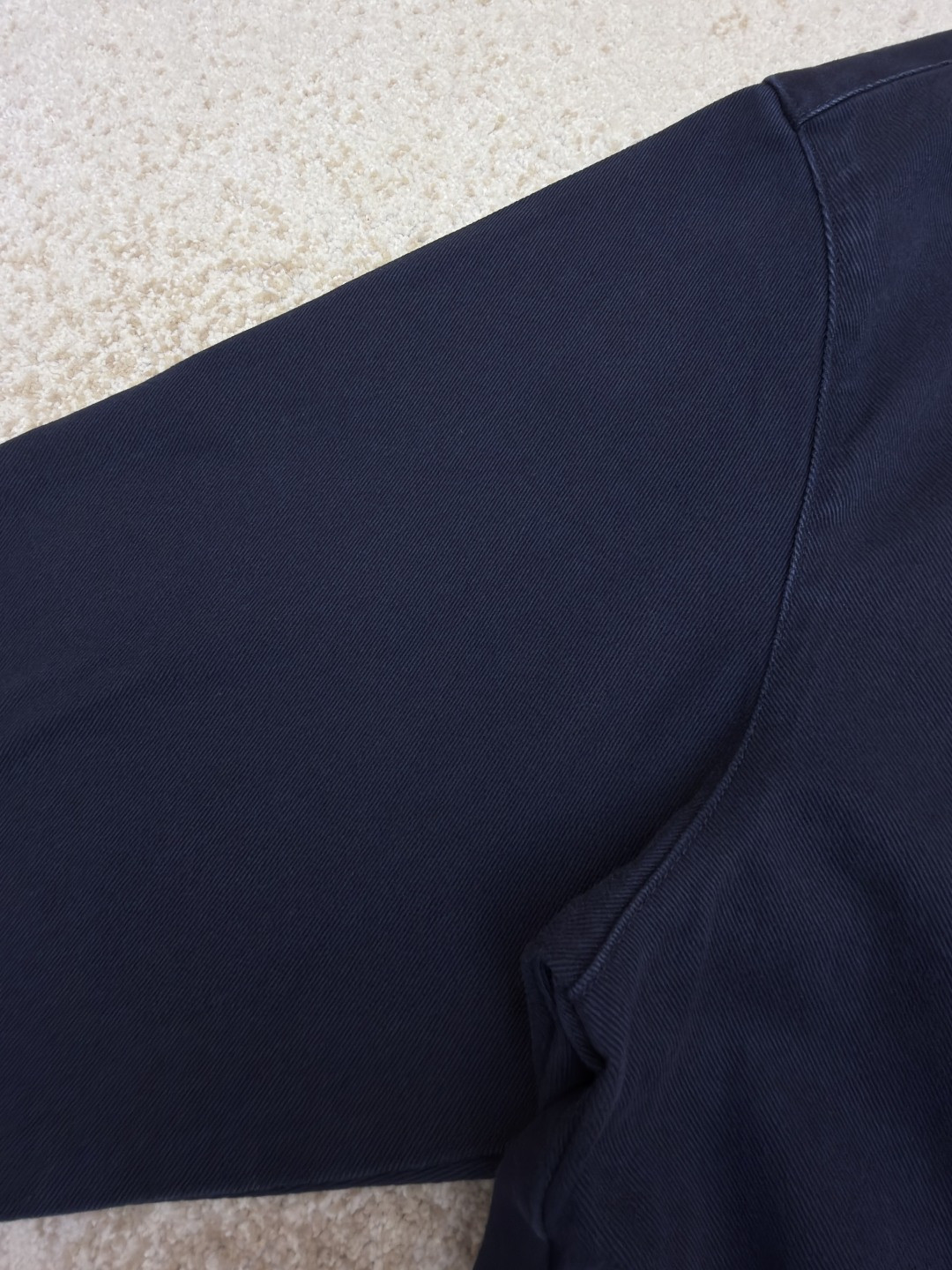 Balenciaga 巴黎世家 连帽衬衫领牛仔外套 长袖 蓝色 C0 850859TTM021240